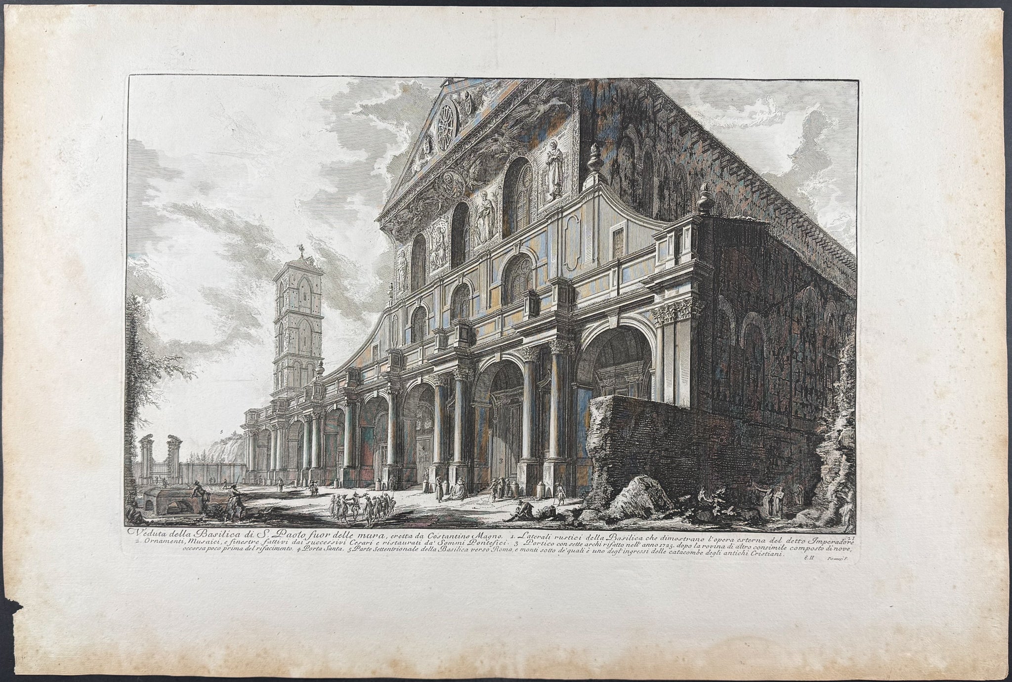 View of the Basilica of St. Paul Outside the Walls [Veduta della Basilica di S. Paolo fior dell mura]