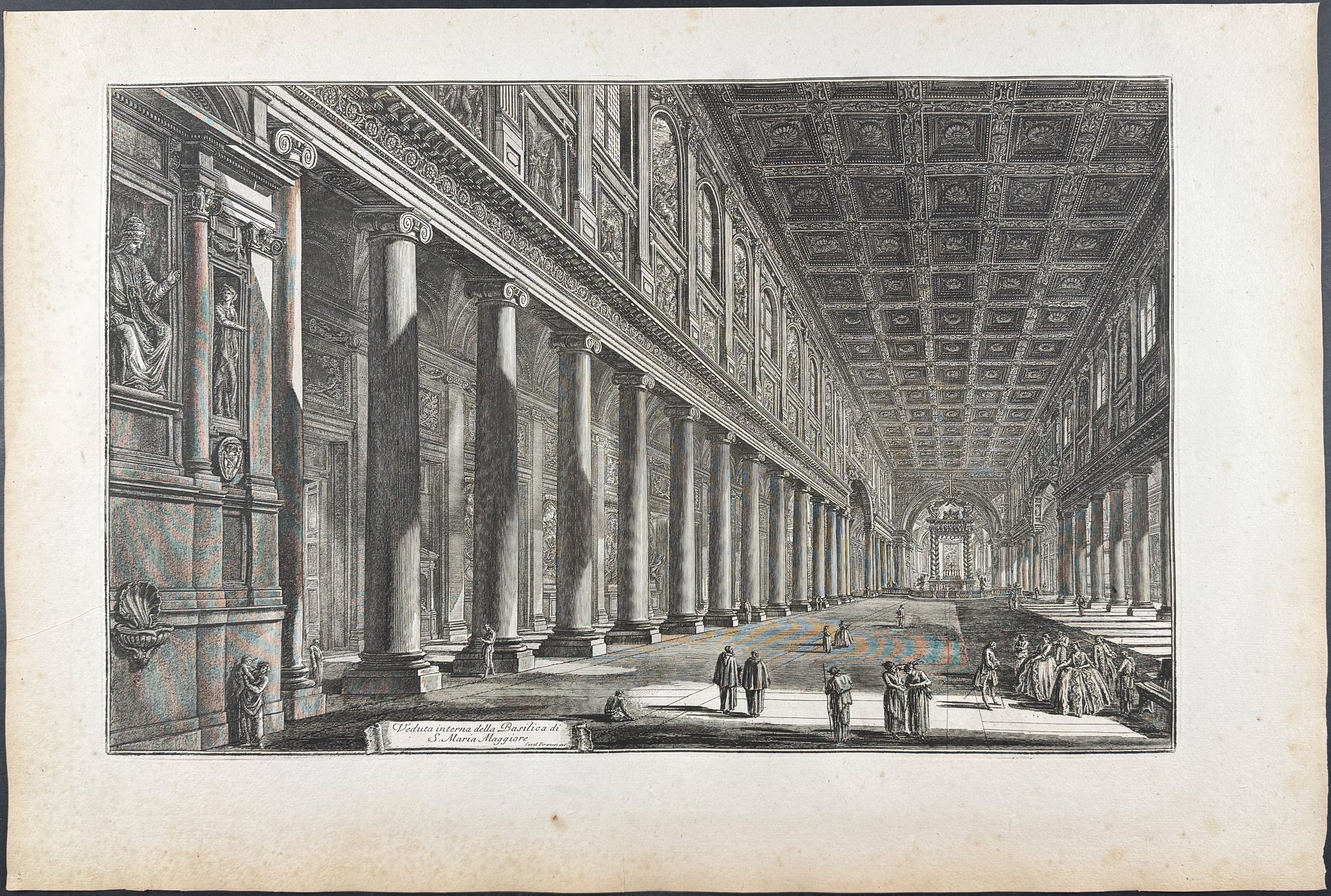 Interior view of St. Mary Major [Veduta interna della Basilica di S. Maria Maggiore]