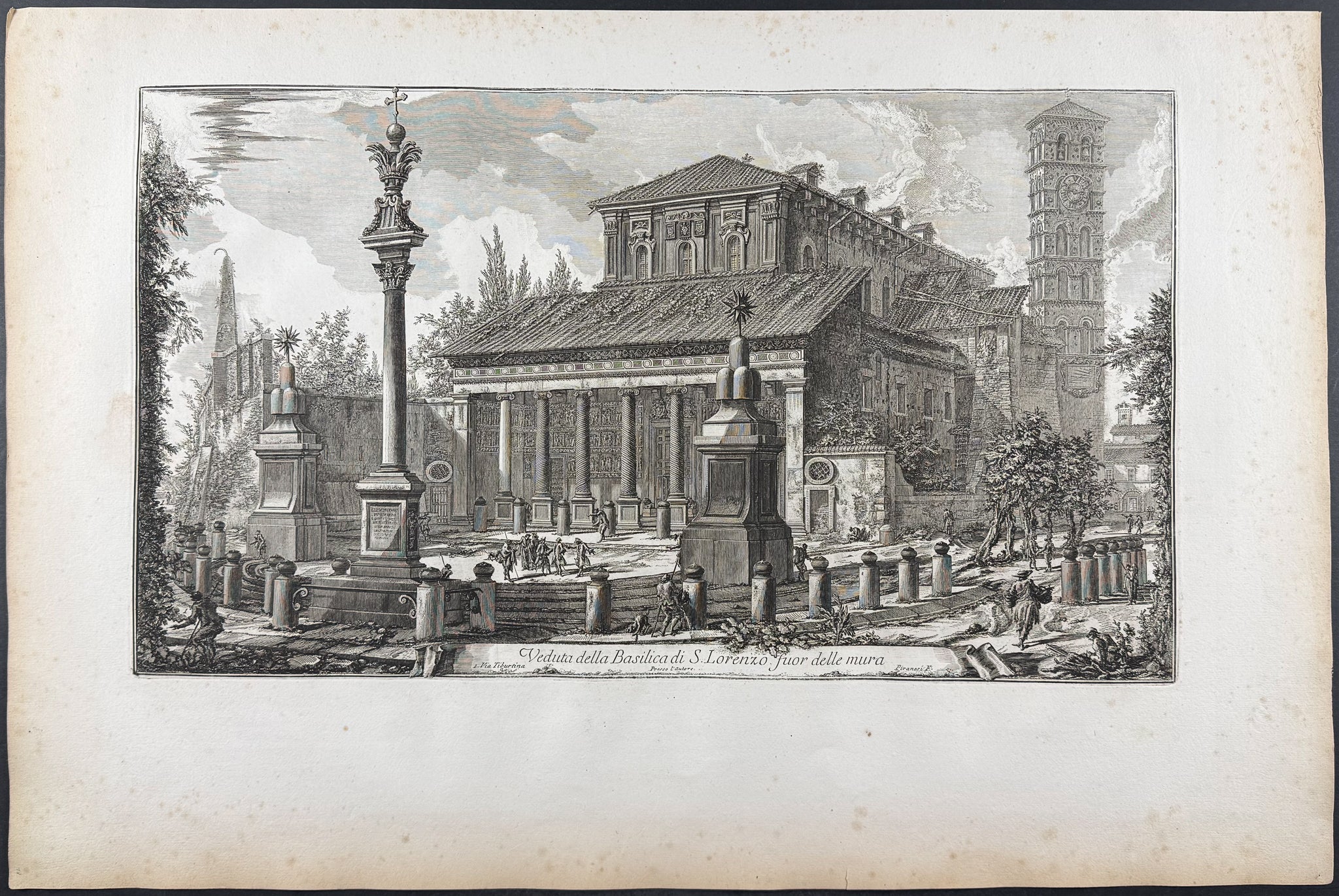 View of the Basilica of St. Lawrence Outside the Walls [Veduta della Basilica di S. Lorenzo fuor delle mura]