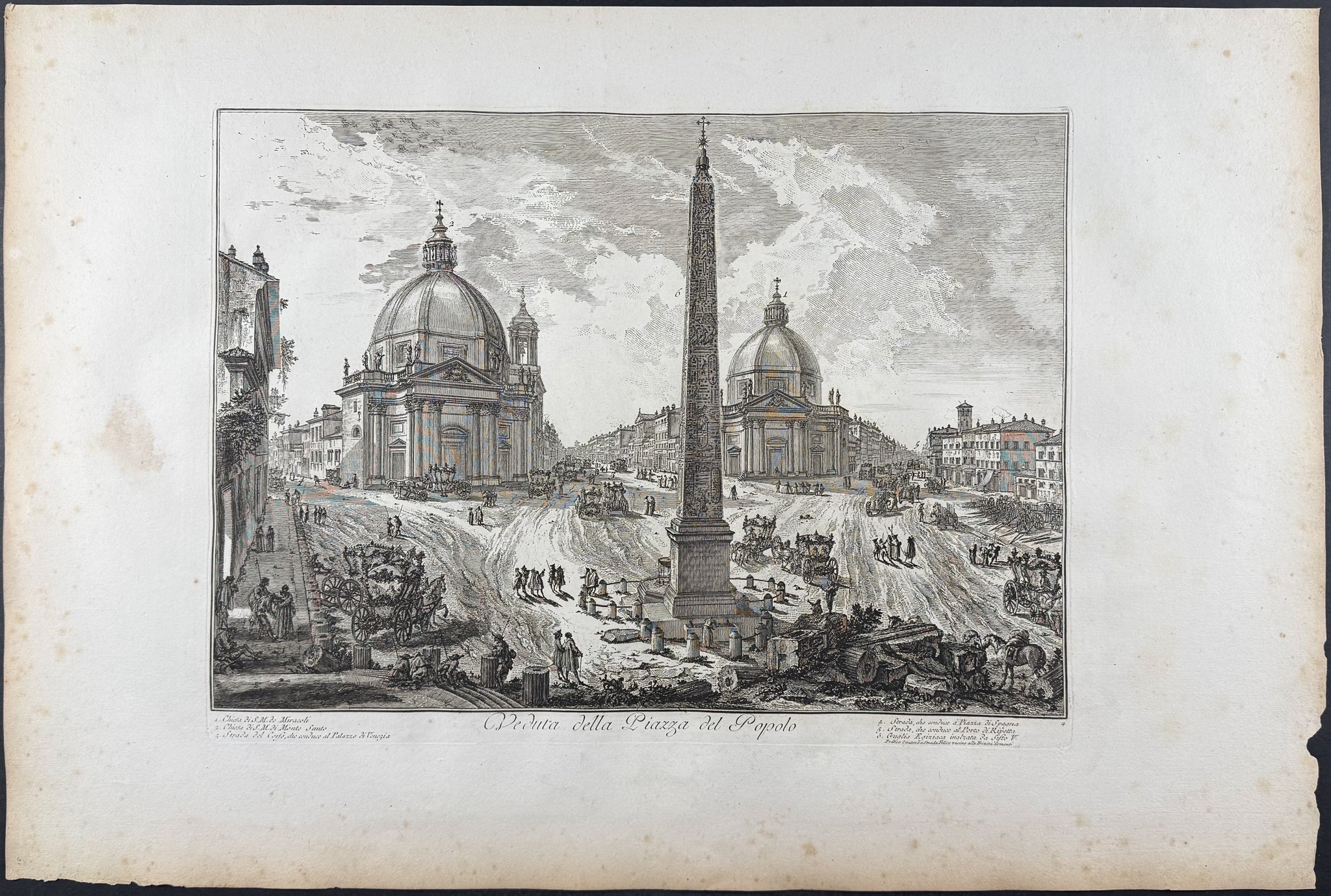 View of Piazza del Popolo [Veduta della Piazza del Popolo]