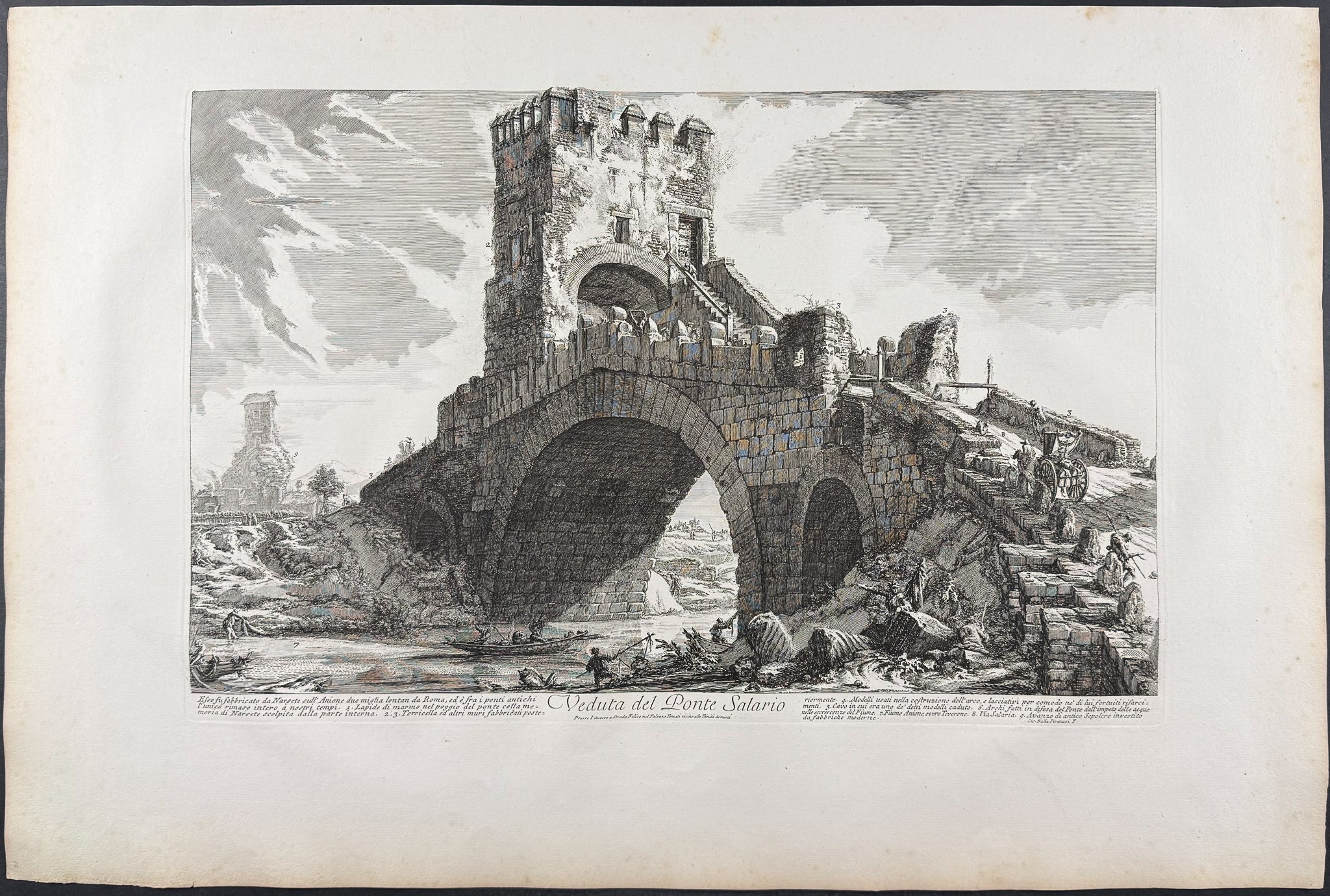 View of the Ponte Salario [Veduta del Ponte Salario]
