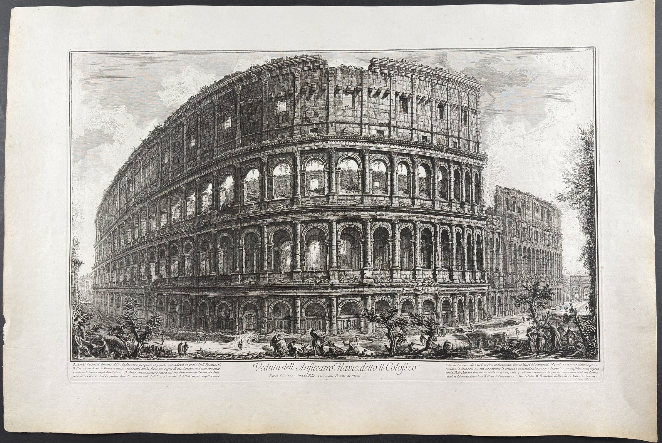 Colosseum - View of the Flavian Amphitheater, known as the Colosseum [Veduta dell'Anfiteatro Flavio, detto il Colosseo]