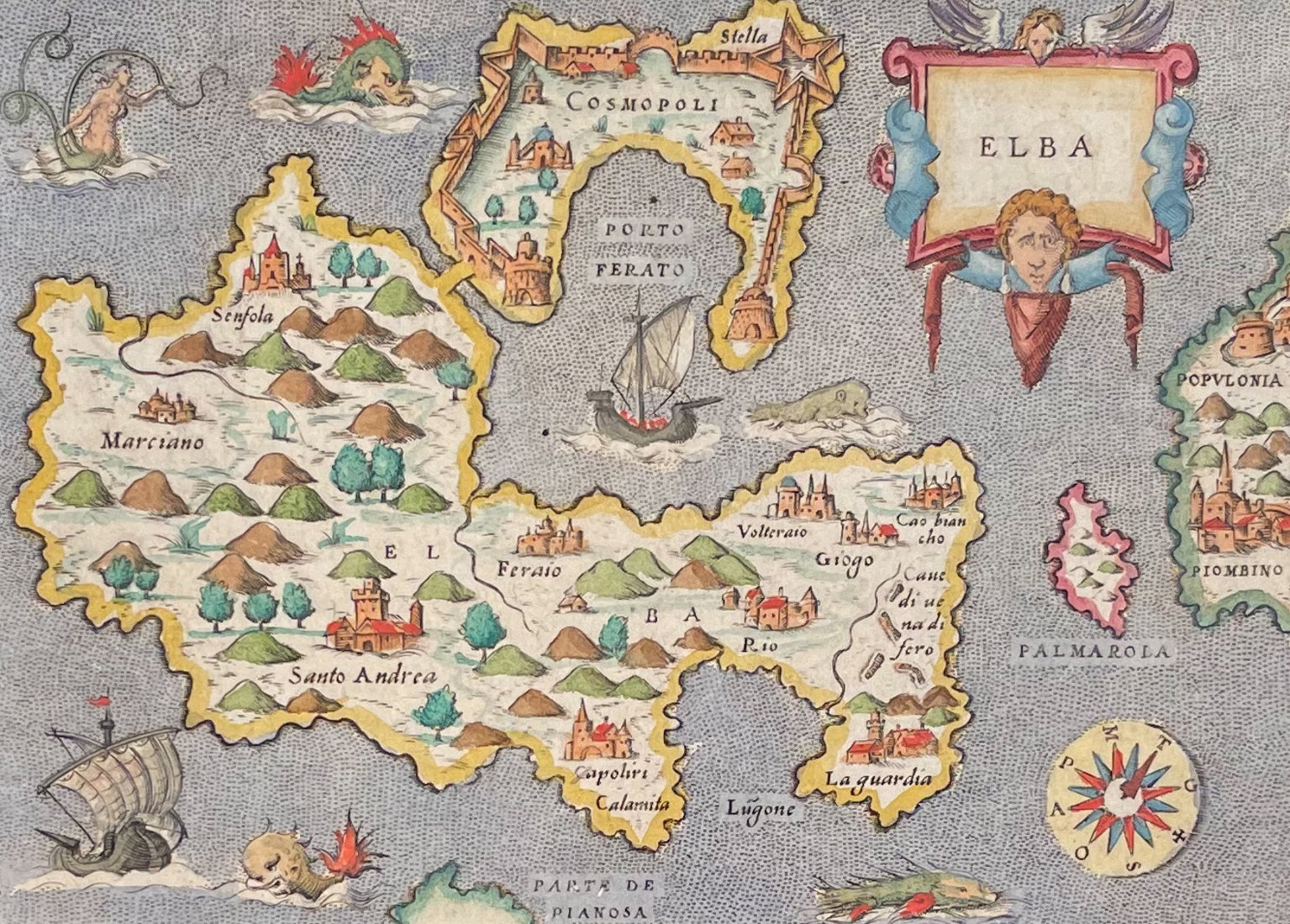 Map of Elba