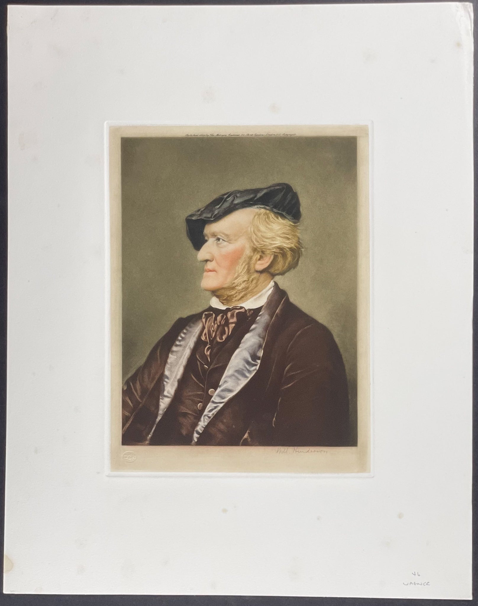 Richard Wagner (After Original Painting by Lenbach)