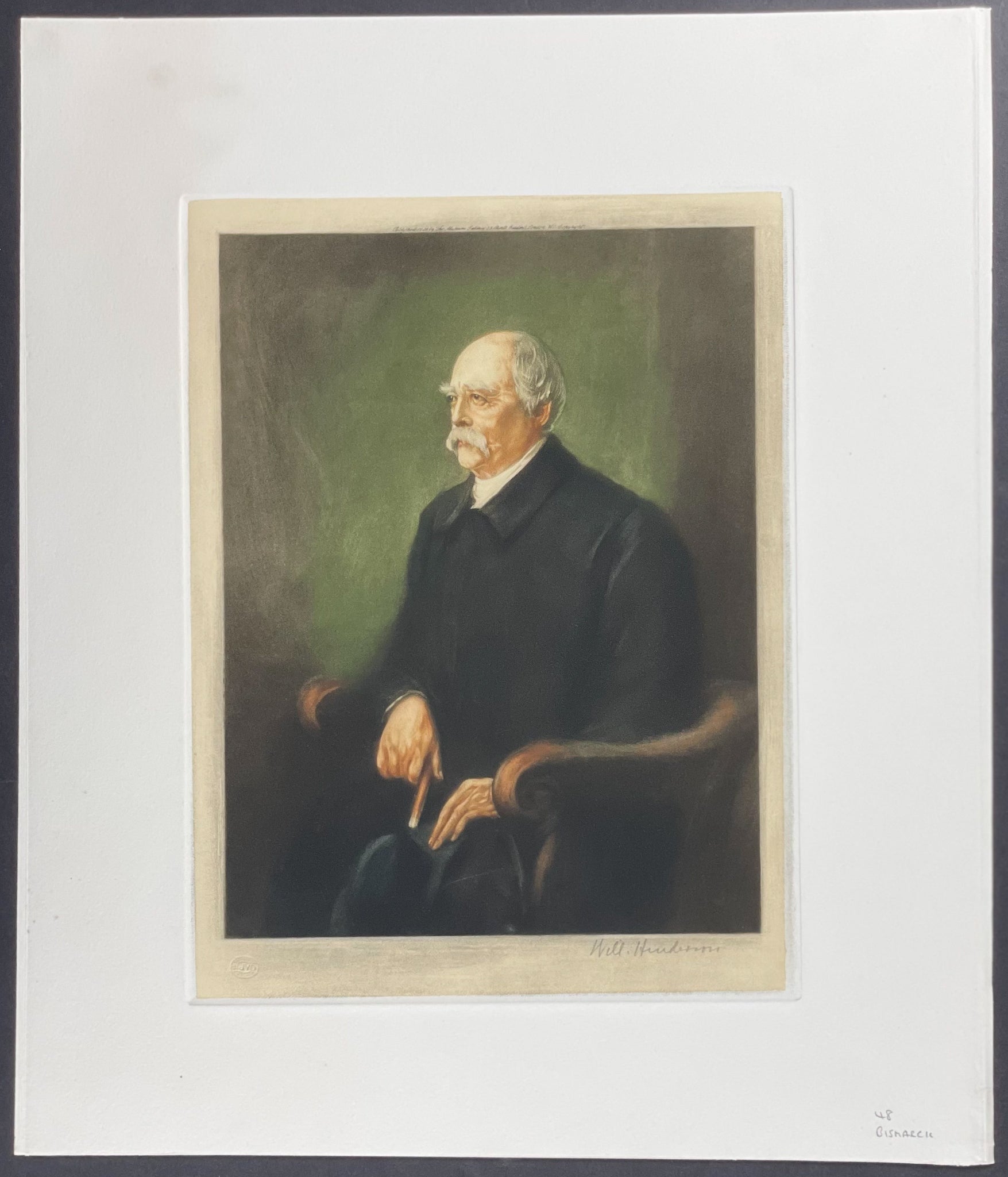 Otto von Bismarck (After Original Painting by Franz von Lenbach)