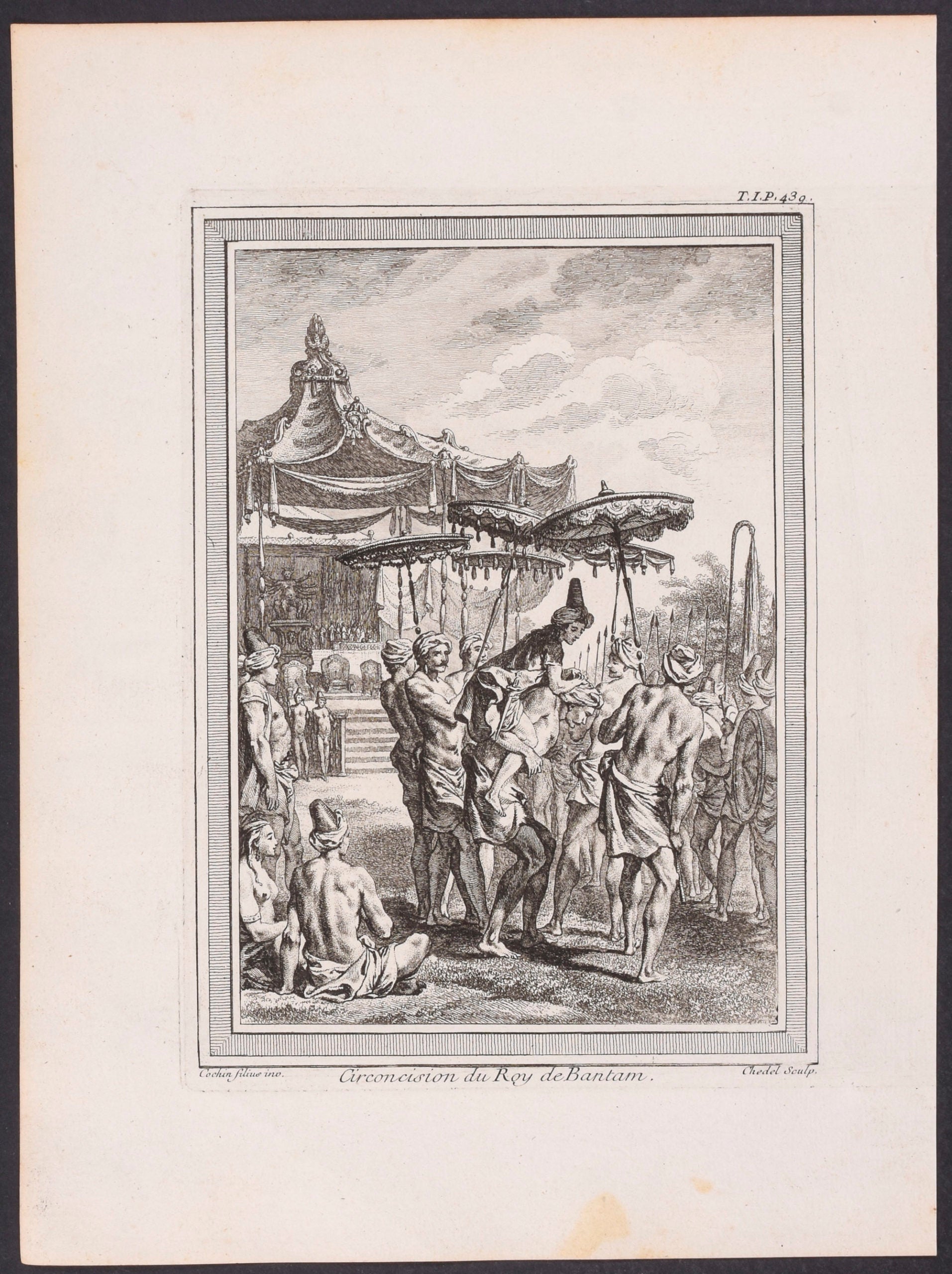Circumcision of the King of Bantam, Java, Indonesia