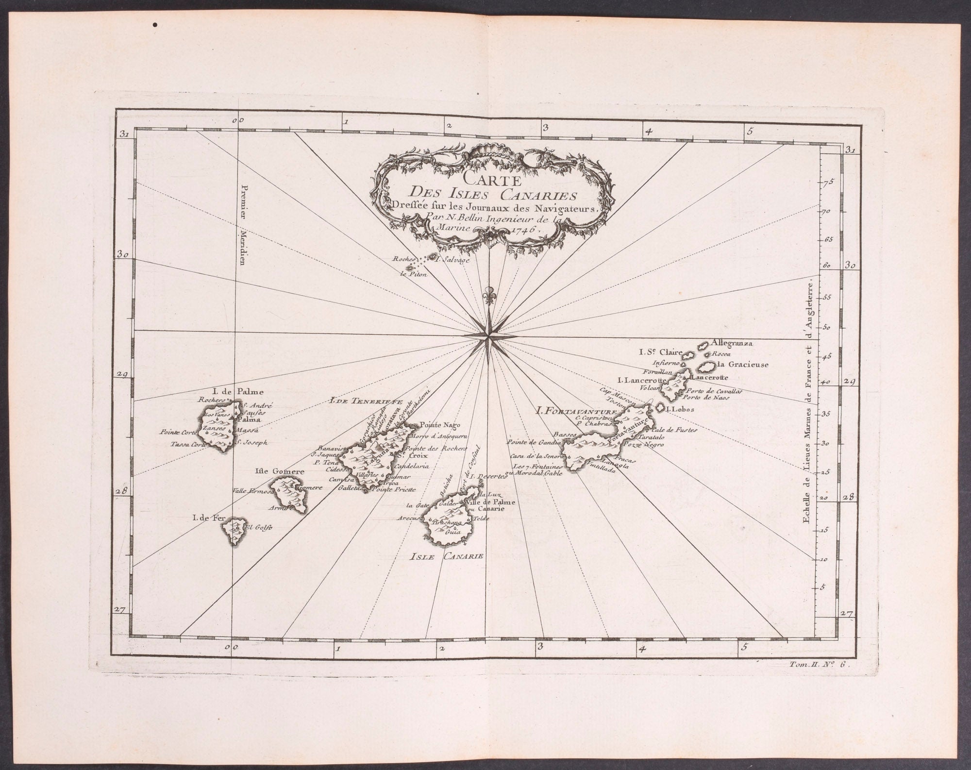 Map of Canary Islands / Carte des Isles Canaries