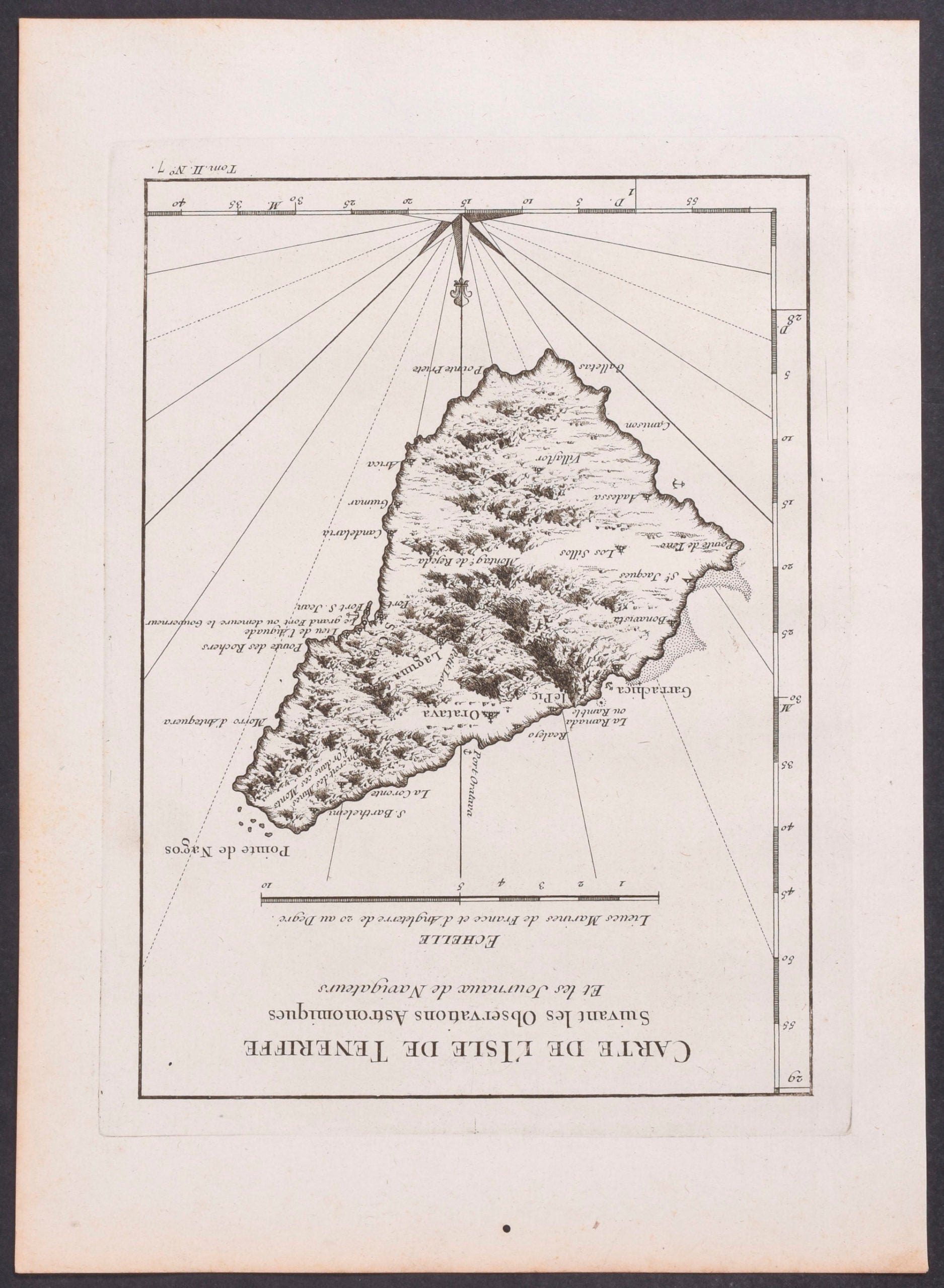 Map of Canary Islands / Carte de l'Isle de Teneriffe