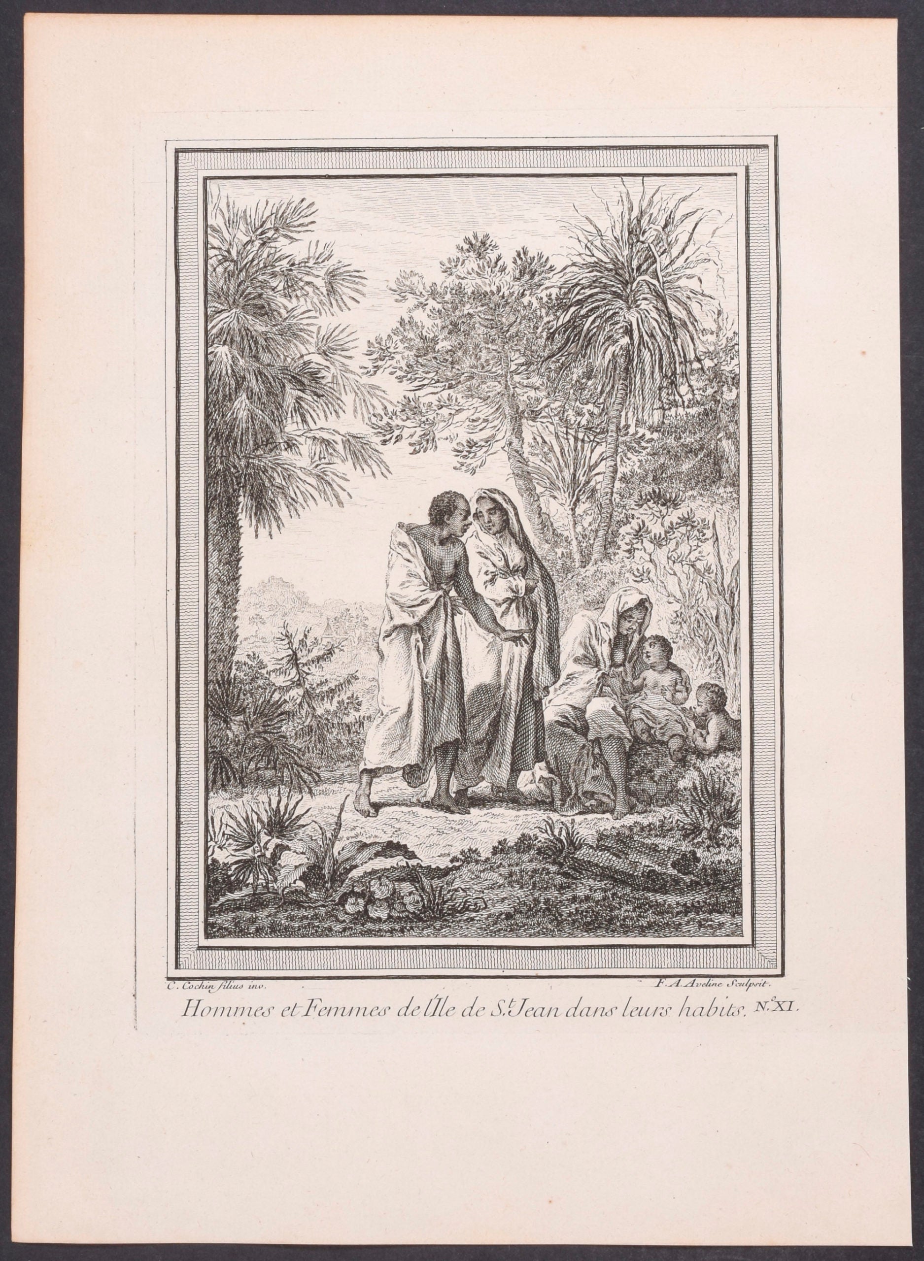 Inhabitants of St. John Island, Caribbean