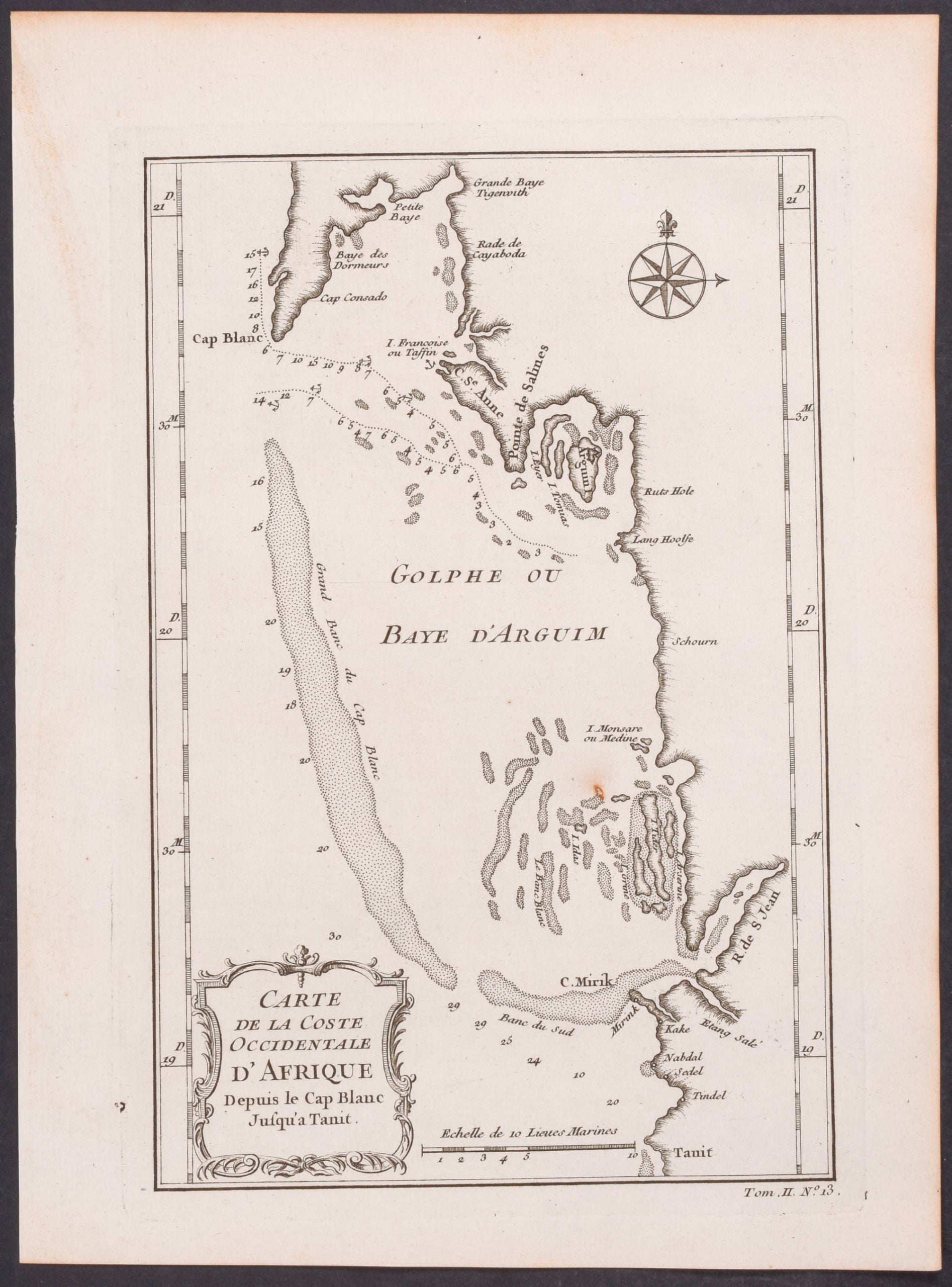 Map of Coast of Africa / Carte de la Coste Occidentale d'Afrique