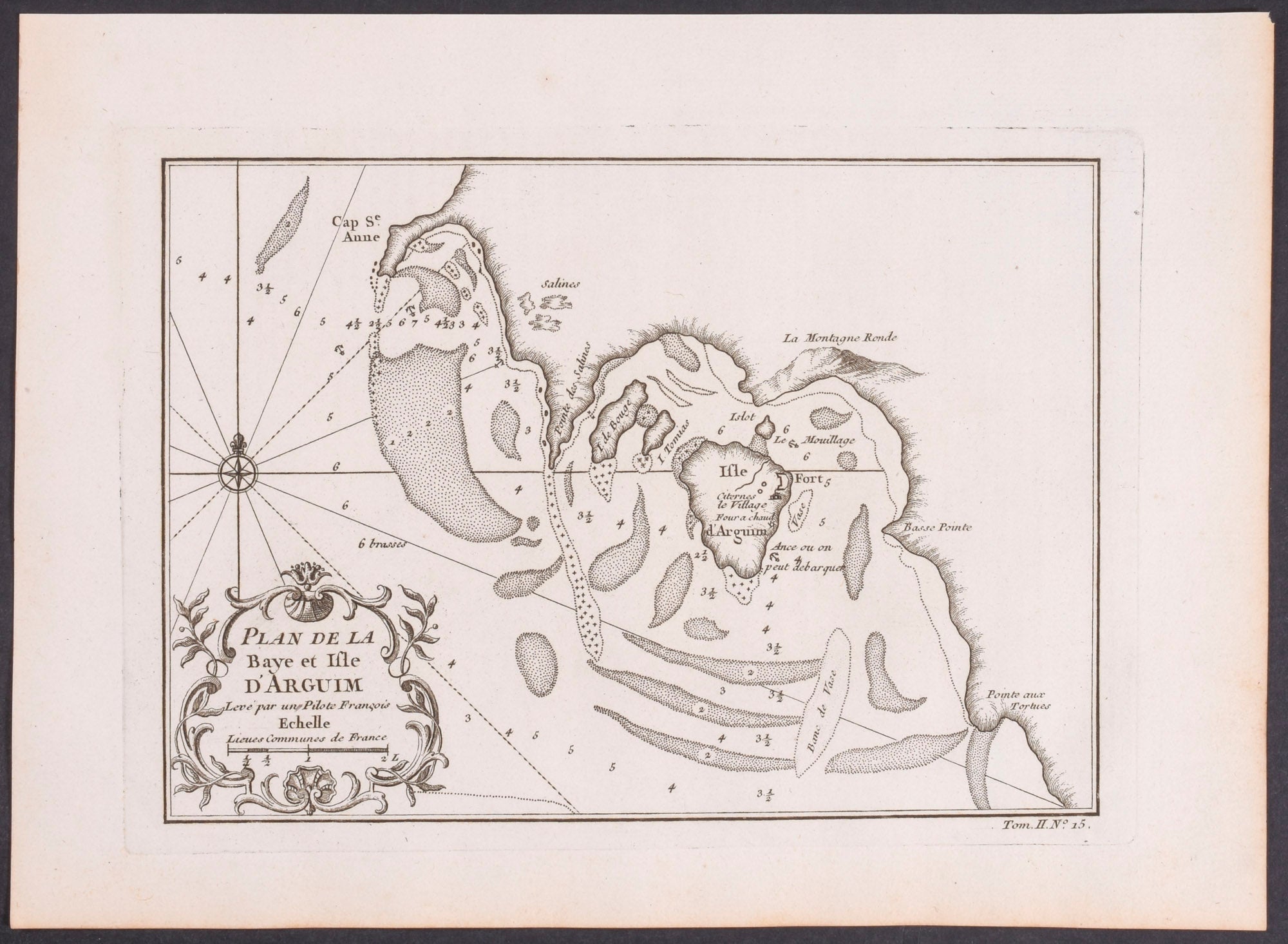 Map of the Bay & Island of Arguin / Plan de la Baye et Isle D'Argum