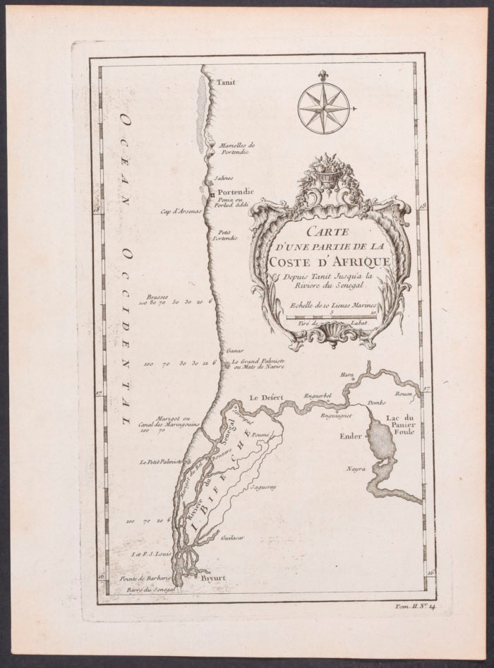 Map of Coast of Africa / Carte d'une partie de la Coste d'Afrique