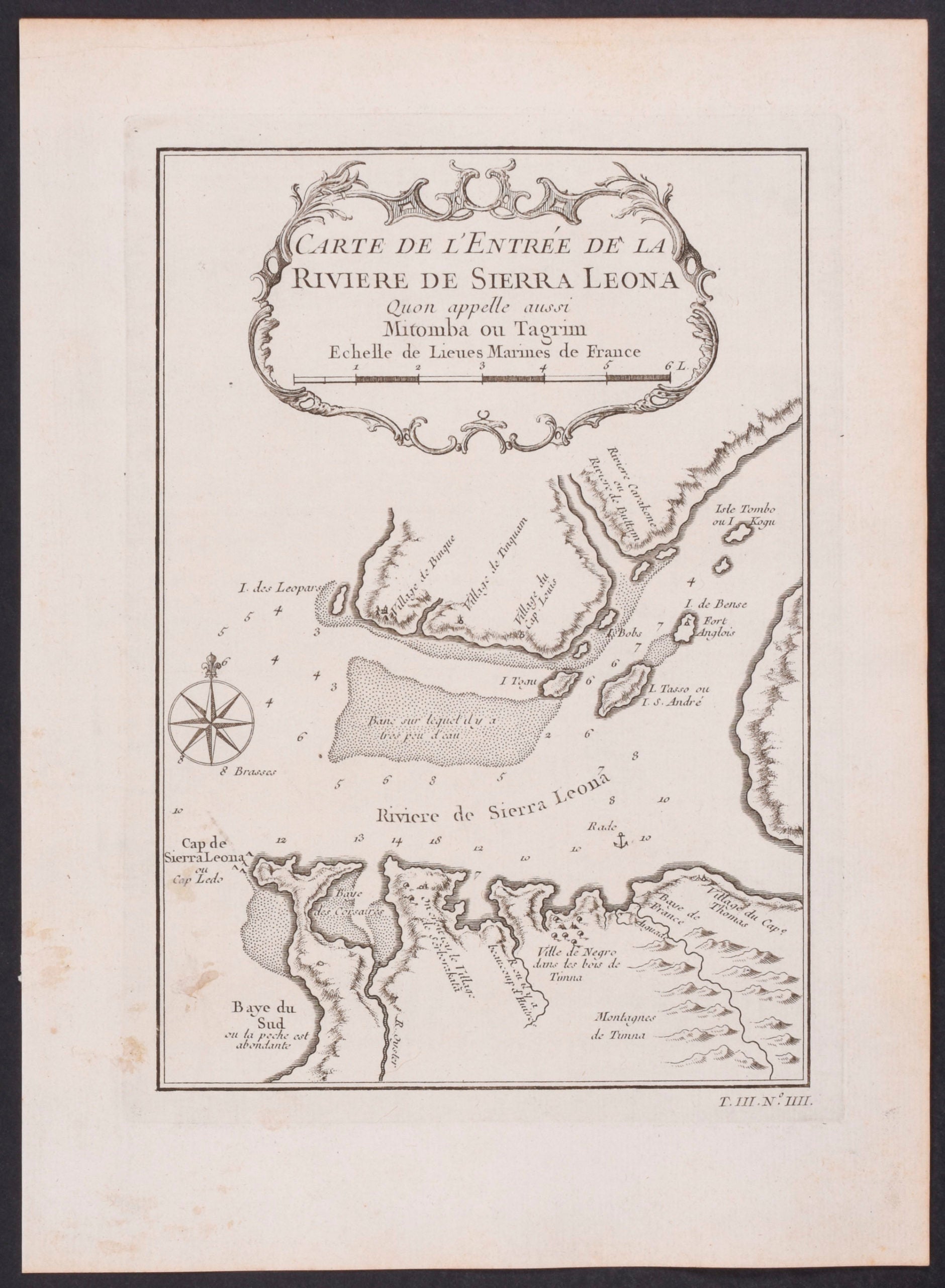 Map of Sierra Leone, Africa