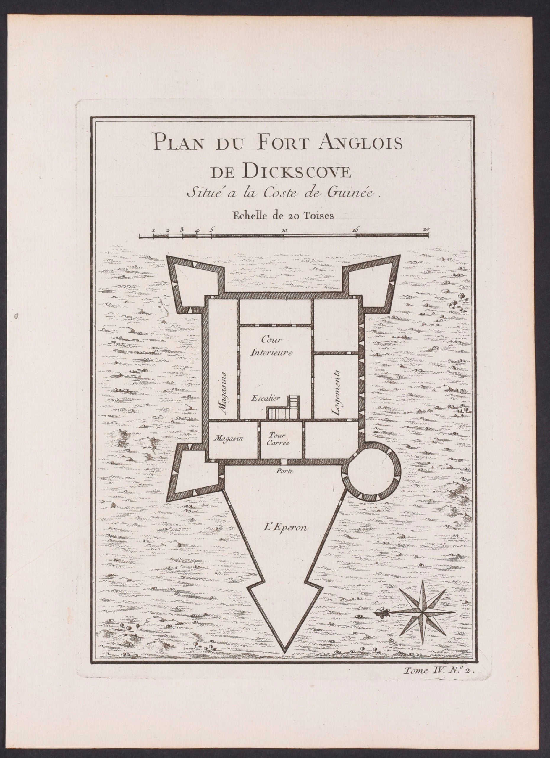 Dickscove Plan of Fort Anglois