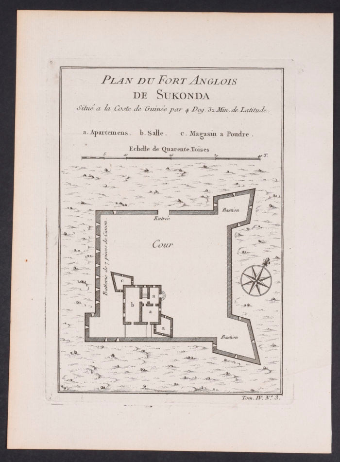 Plan of the Anglois Fort of Sukonda