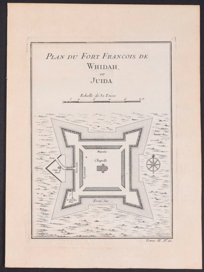 Plan of Fort Francois of Whidah or Judia