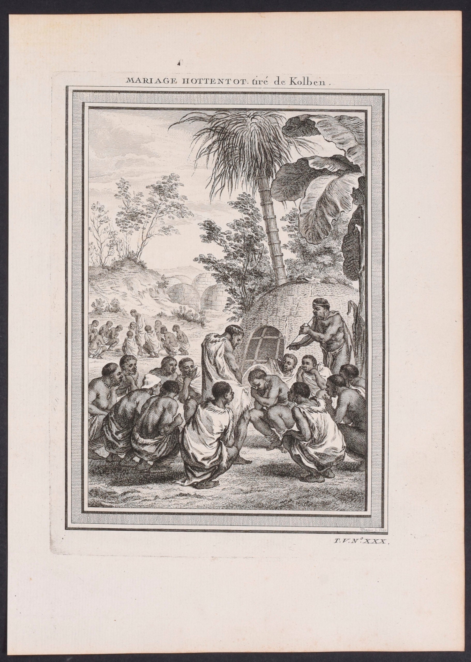 Hottentot Wedding from Kolben