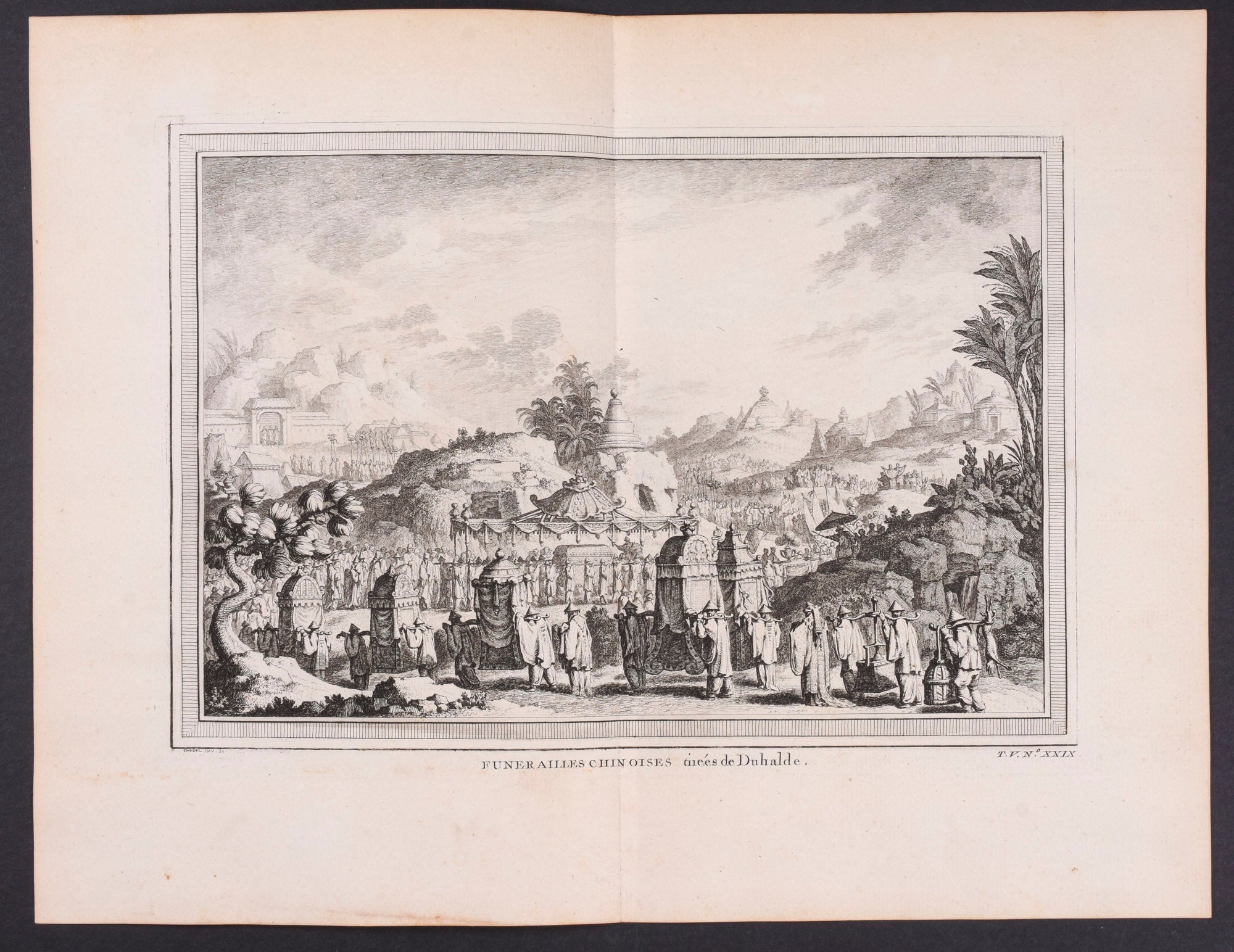 Chinese Funeral drawn by Duhalde