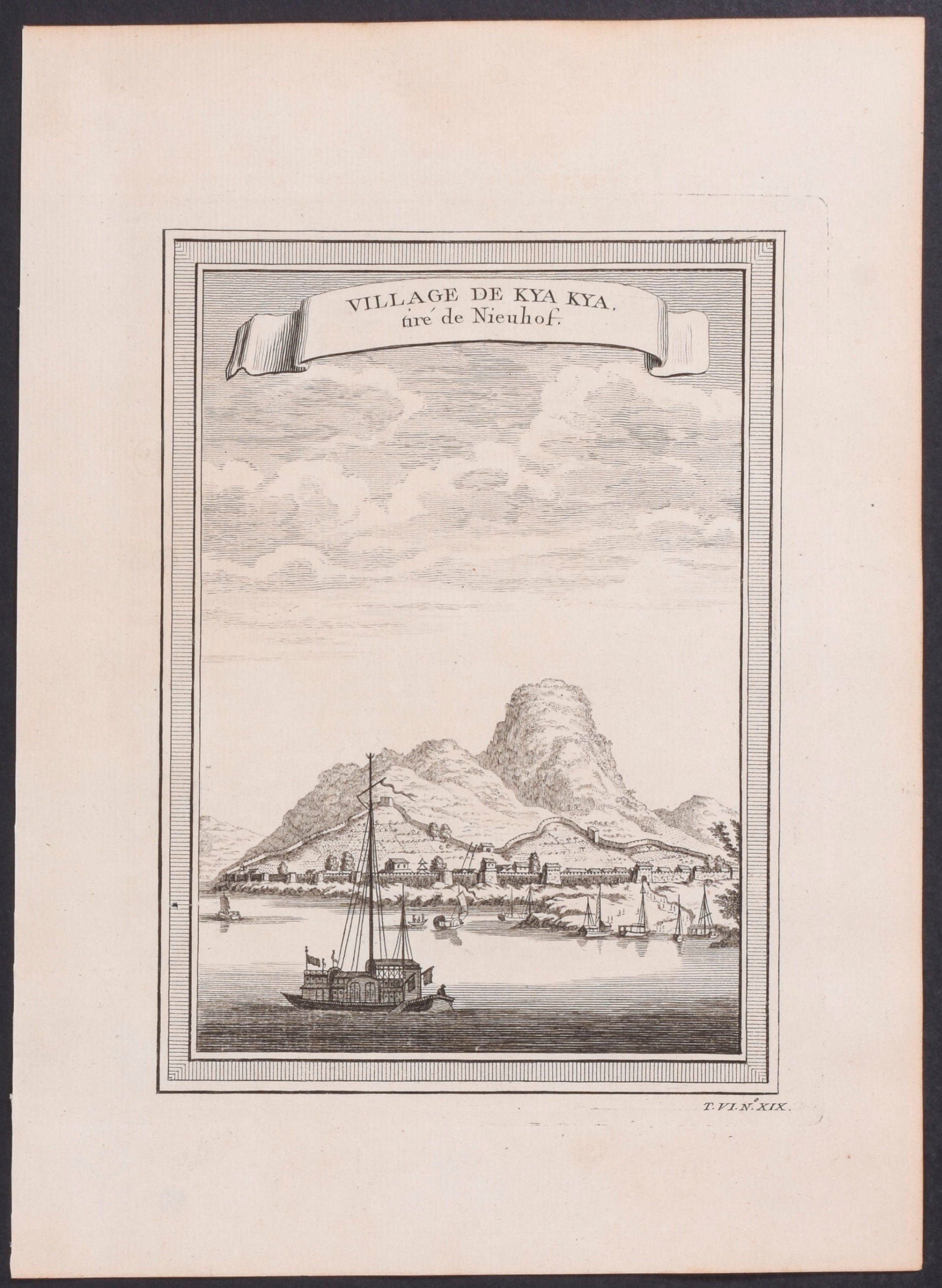 Kya Kya Village, drawn from Nieuhof