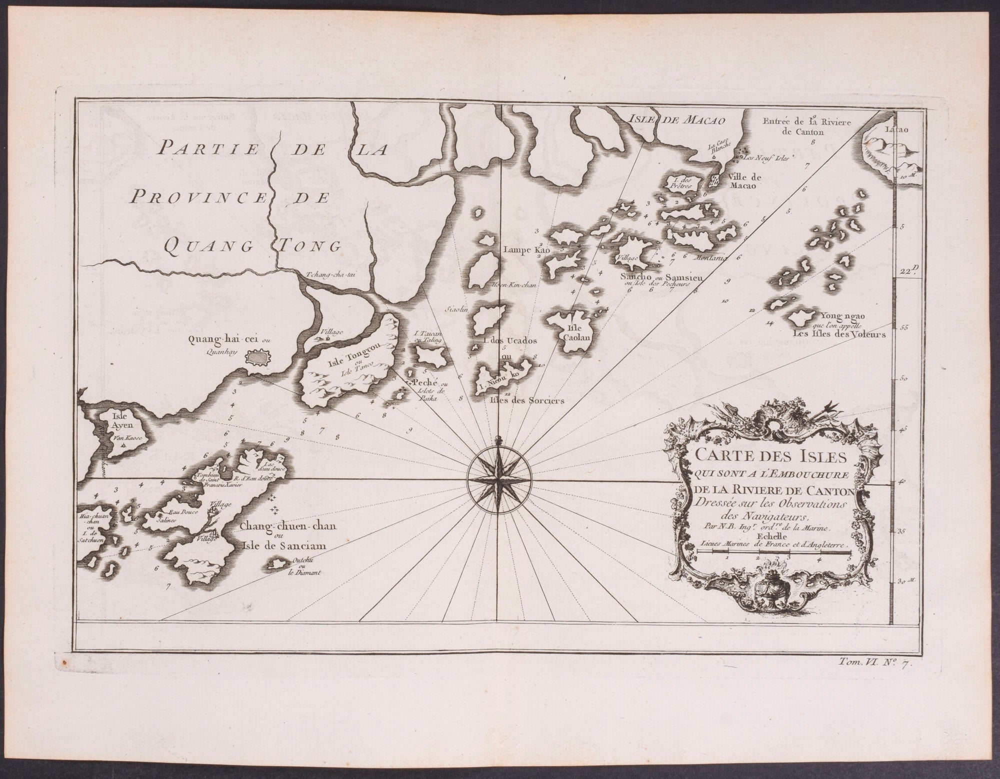 Map of the Islands which are at the Mouth of the Canton River