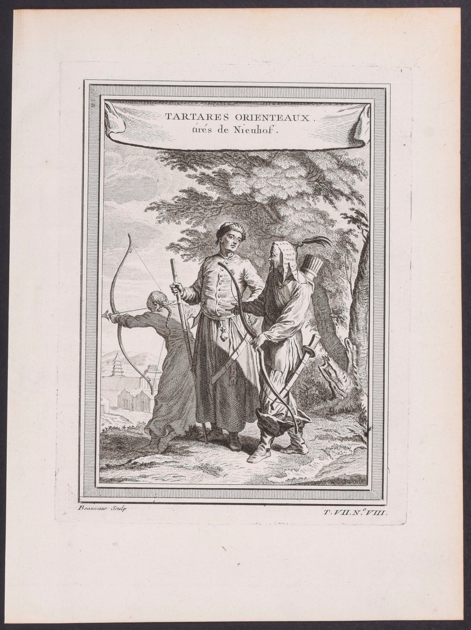 Orient Tartares, drawn from Nieuhof