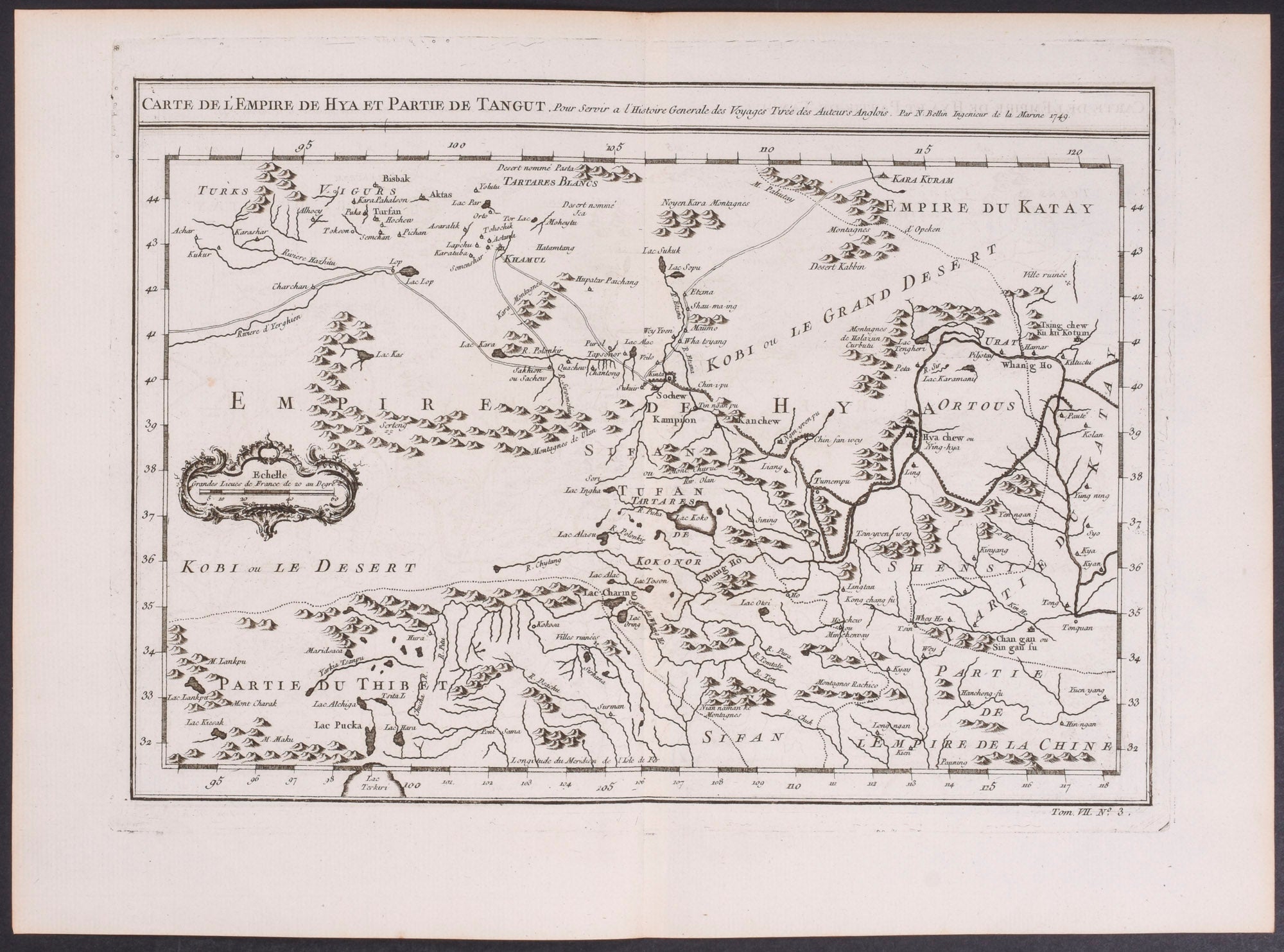 Hya Empire Map and Part of Tangut