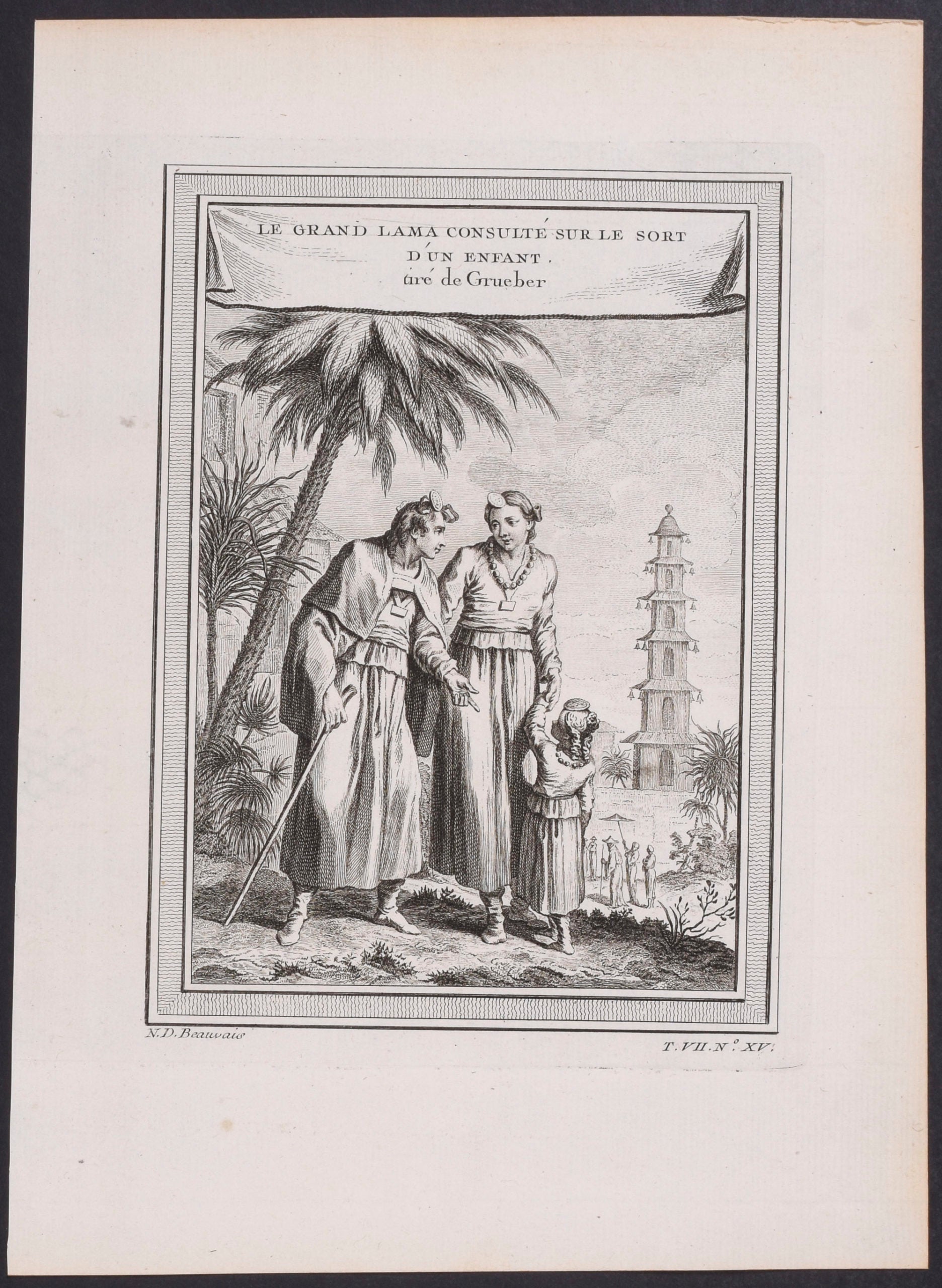 The Great Lama consults on the Fate of a Child, taken from Gruber