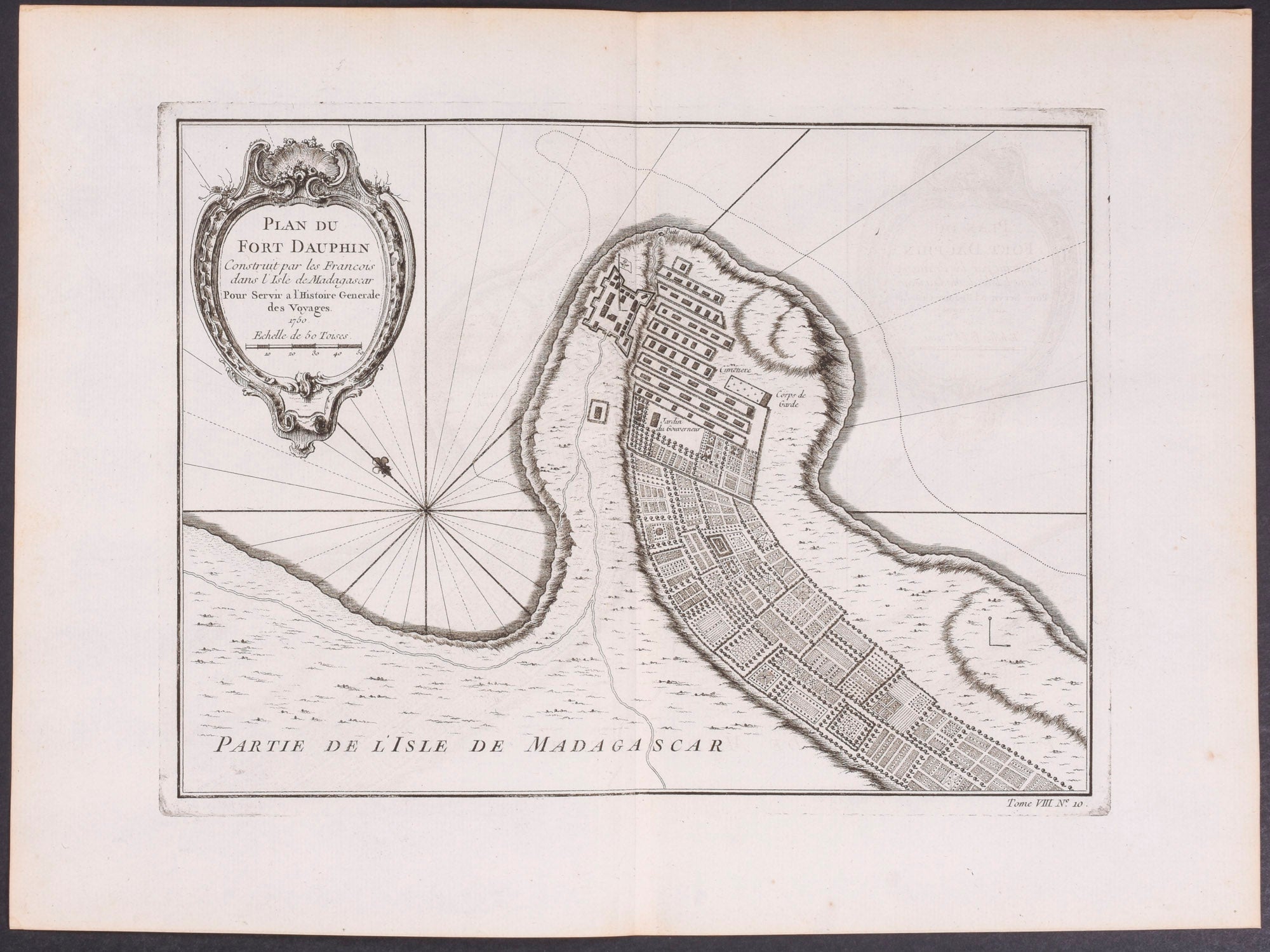 Plan of Fort Dauphin