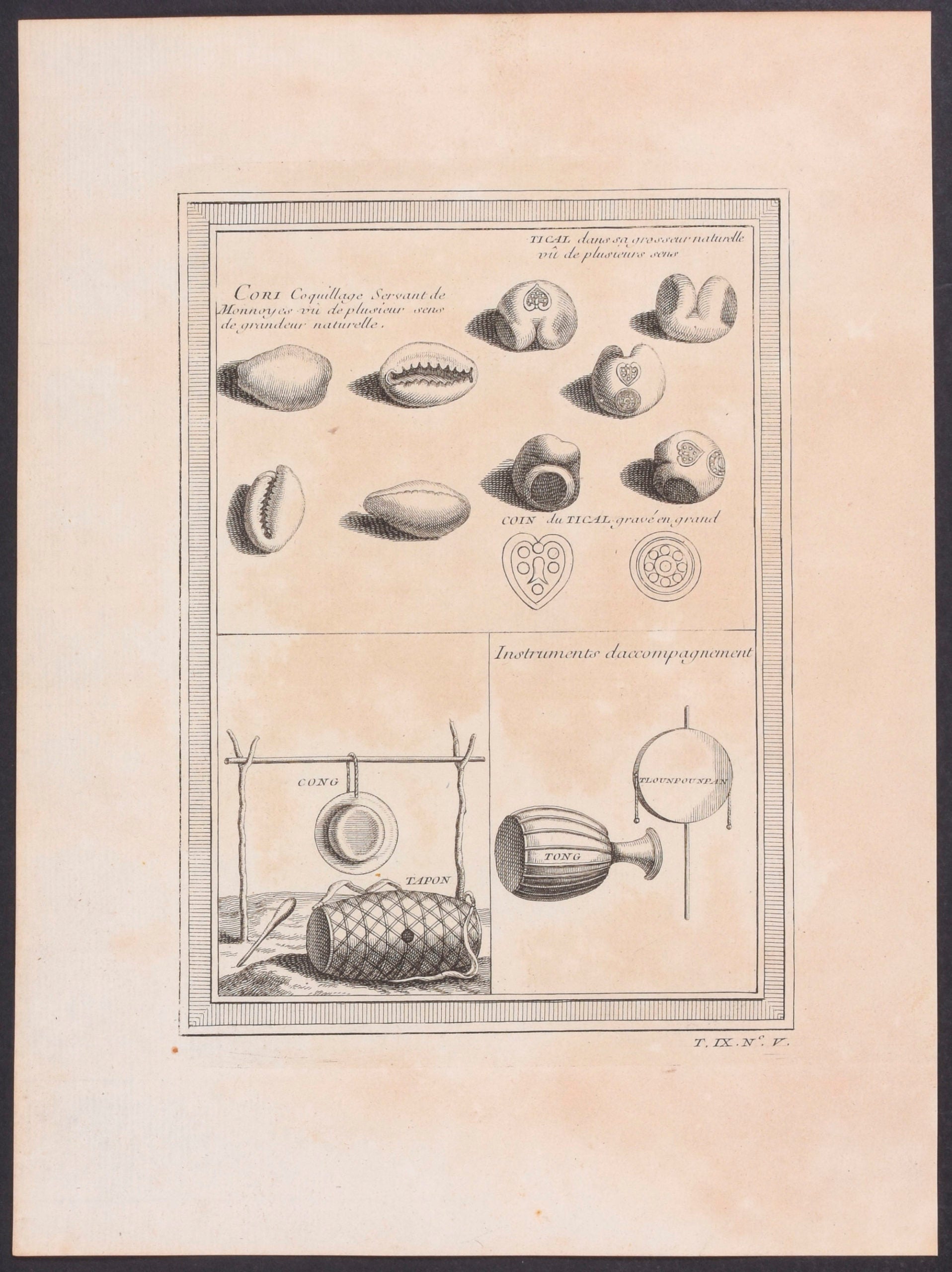 Shells and Instruments of Tical
