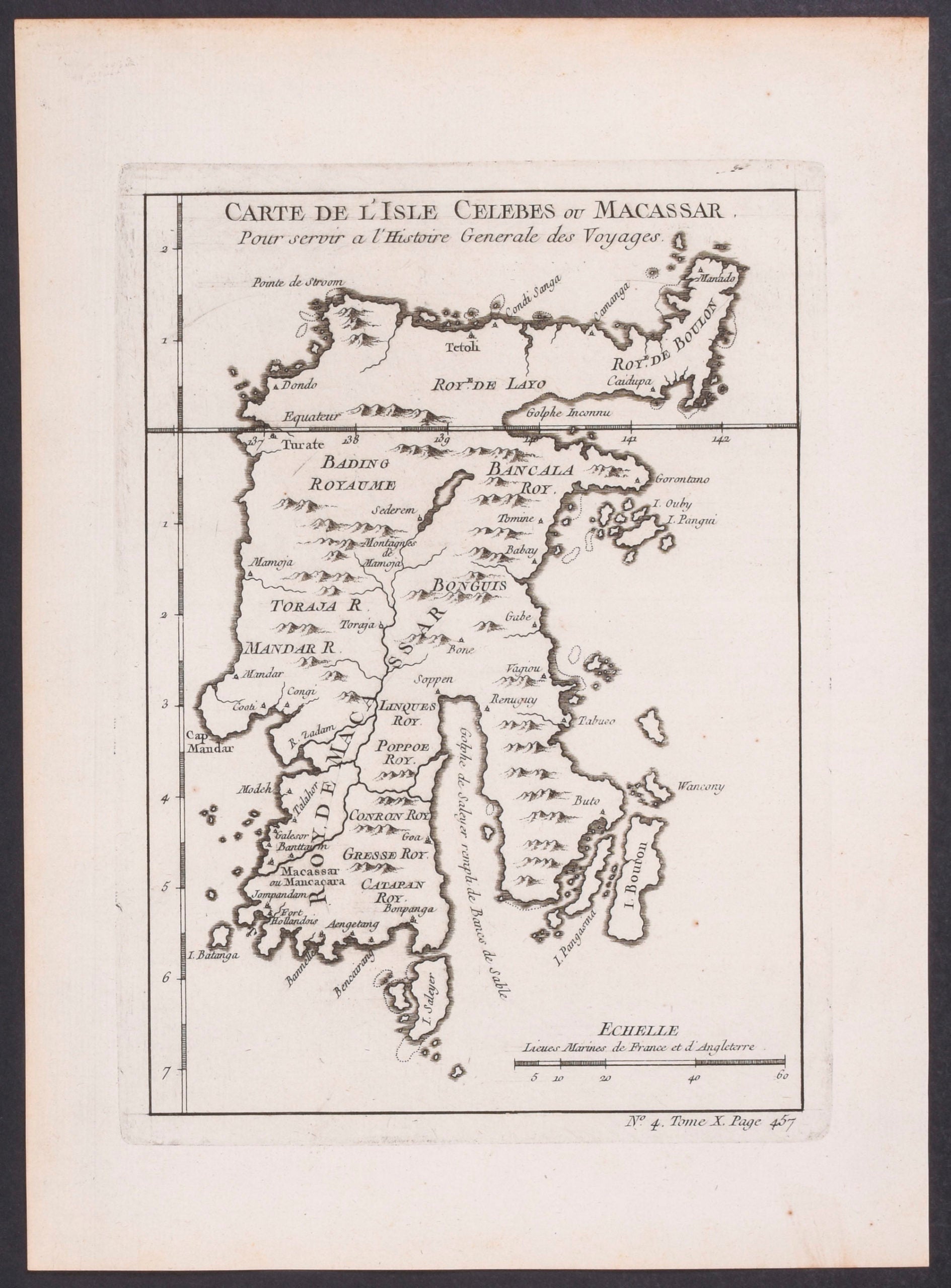 Famous Isle or Makassar Map