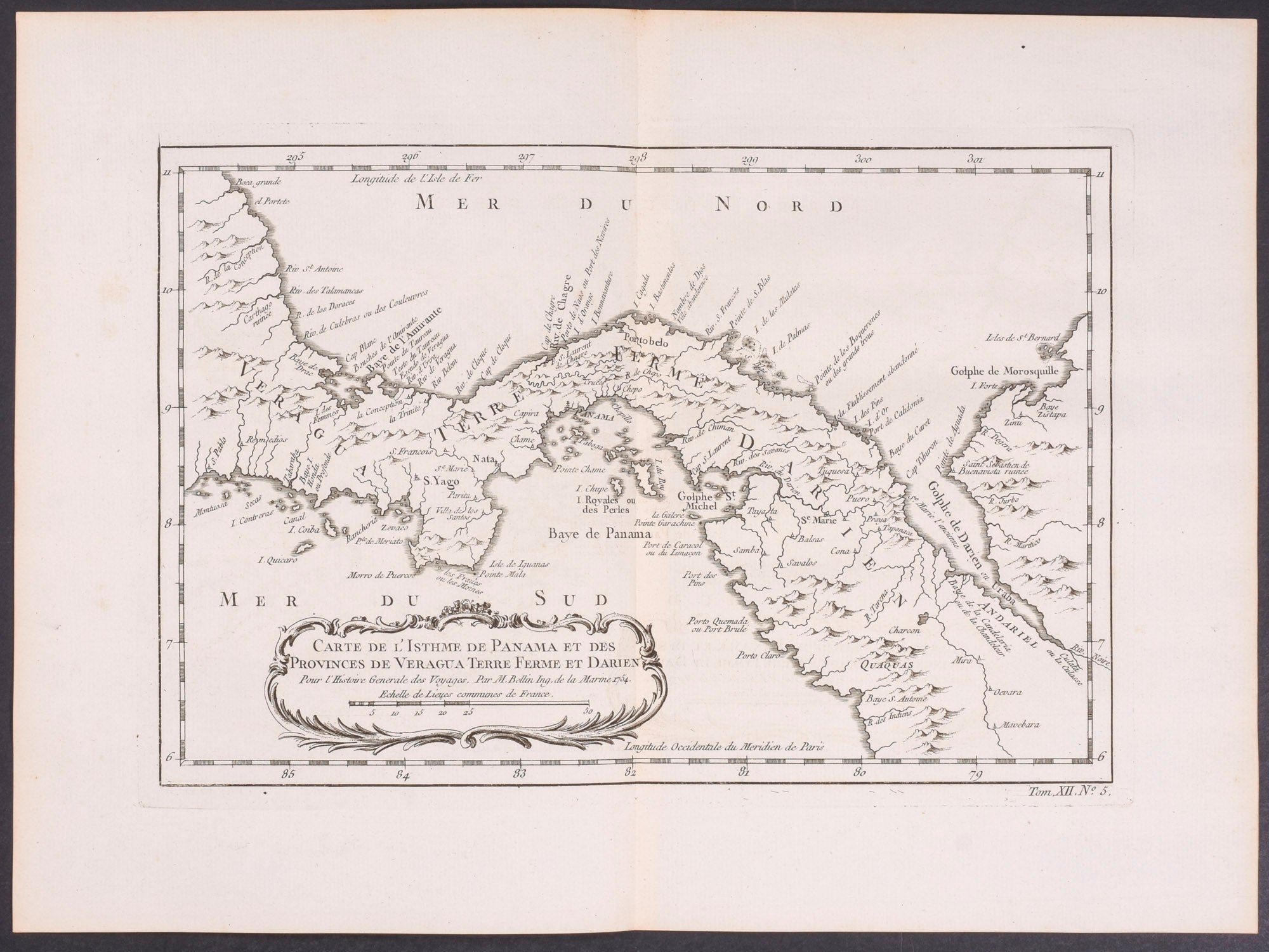 Map of the Isthmus of Panama and the Provinces of Veragua Mainland and Darien