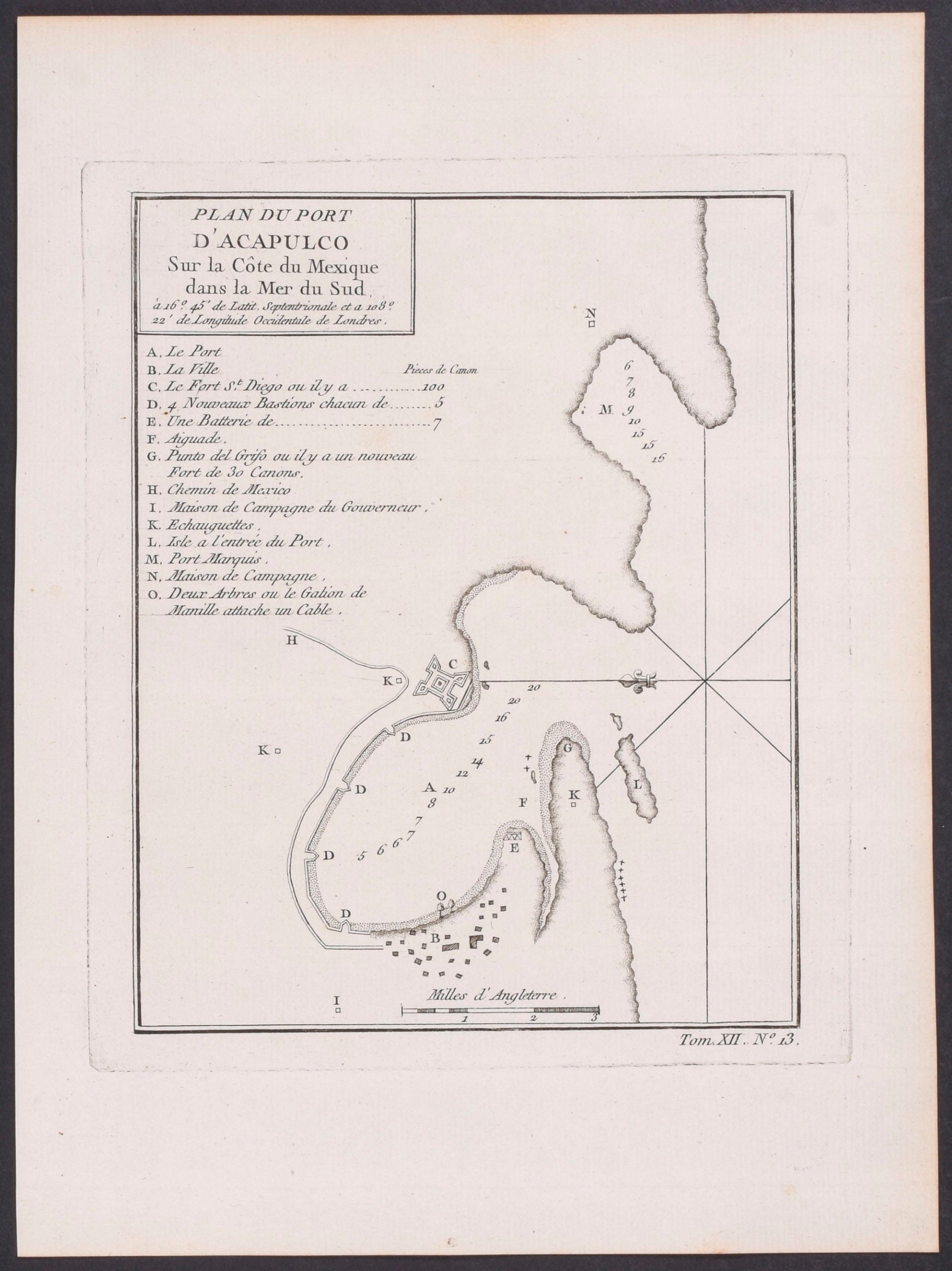 Acapulco Harbor Map