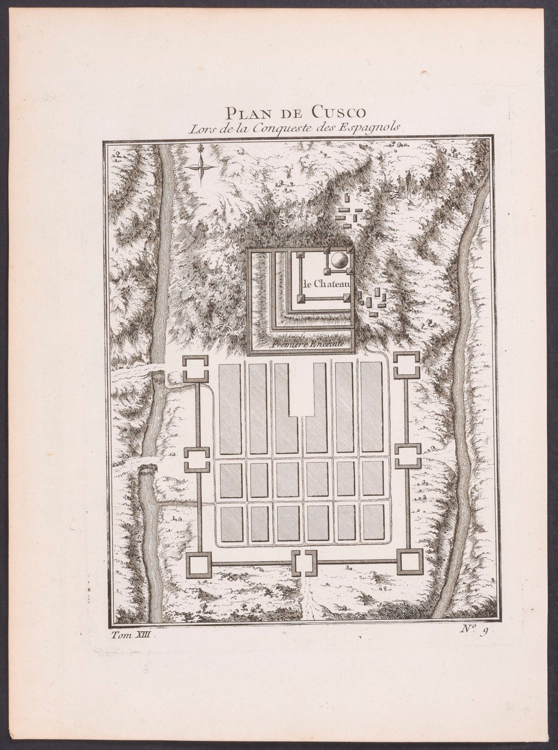 Plan of Cusco, Peru