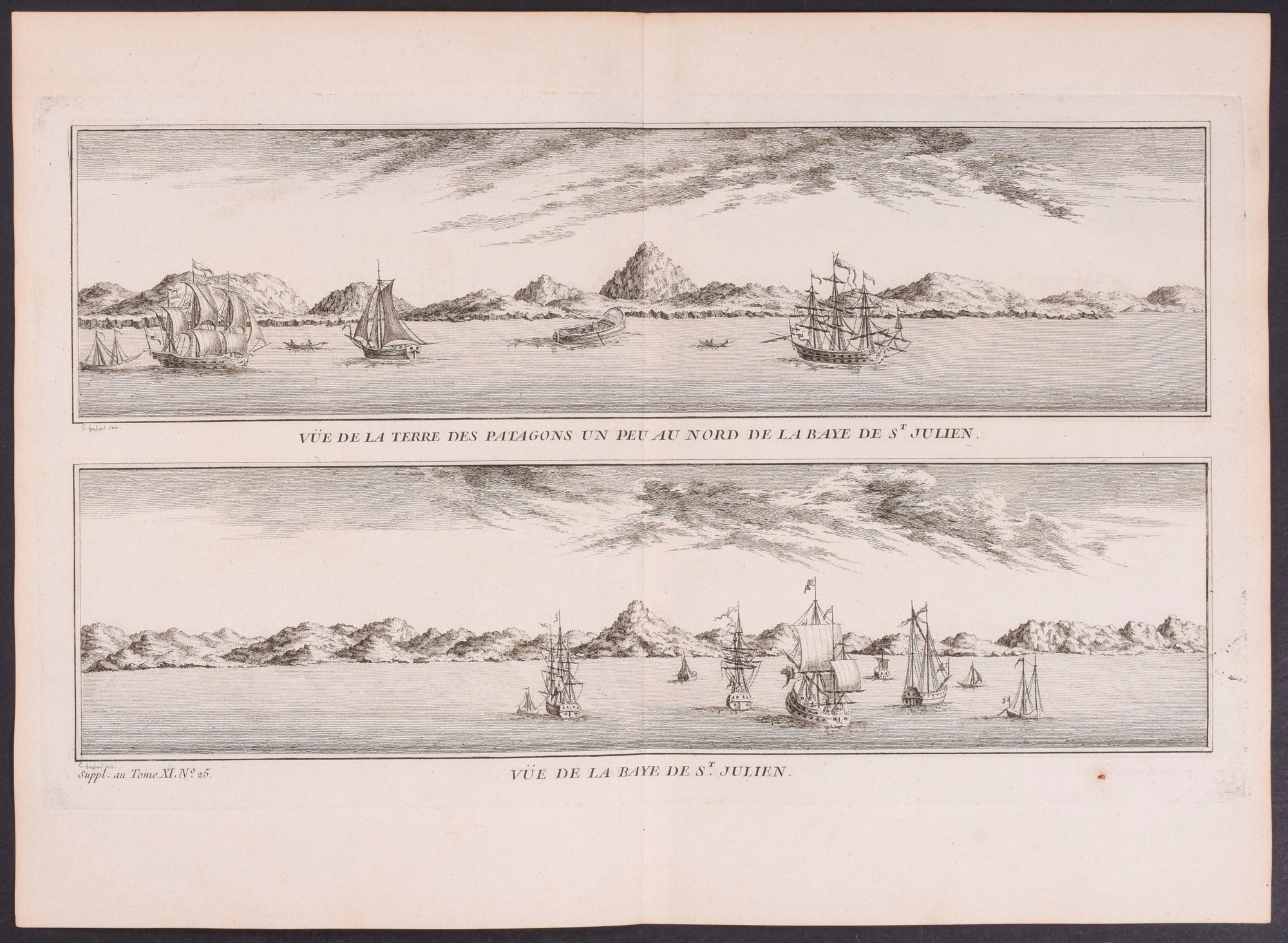 View of the Bay of St. Julian, Argentina