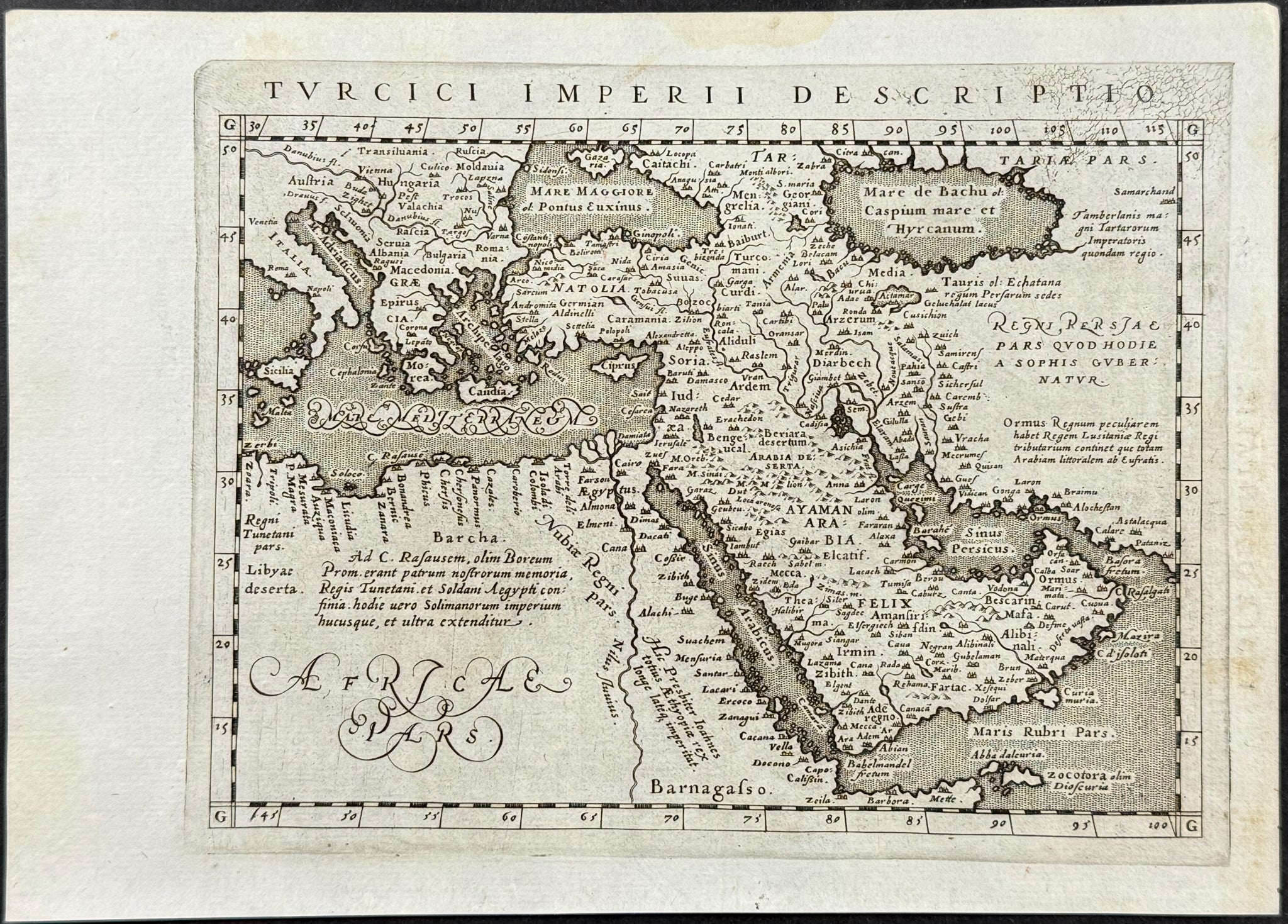 Map of Turkish Empire