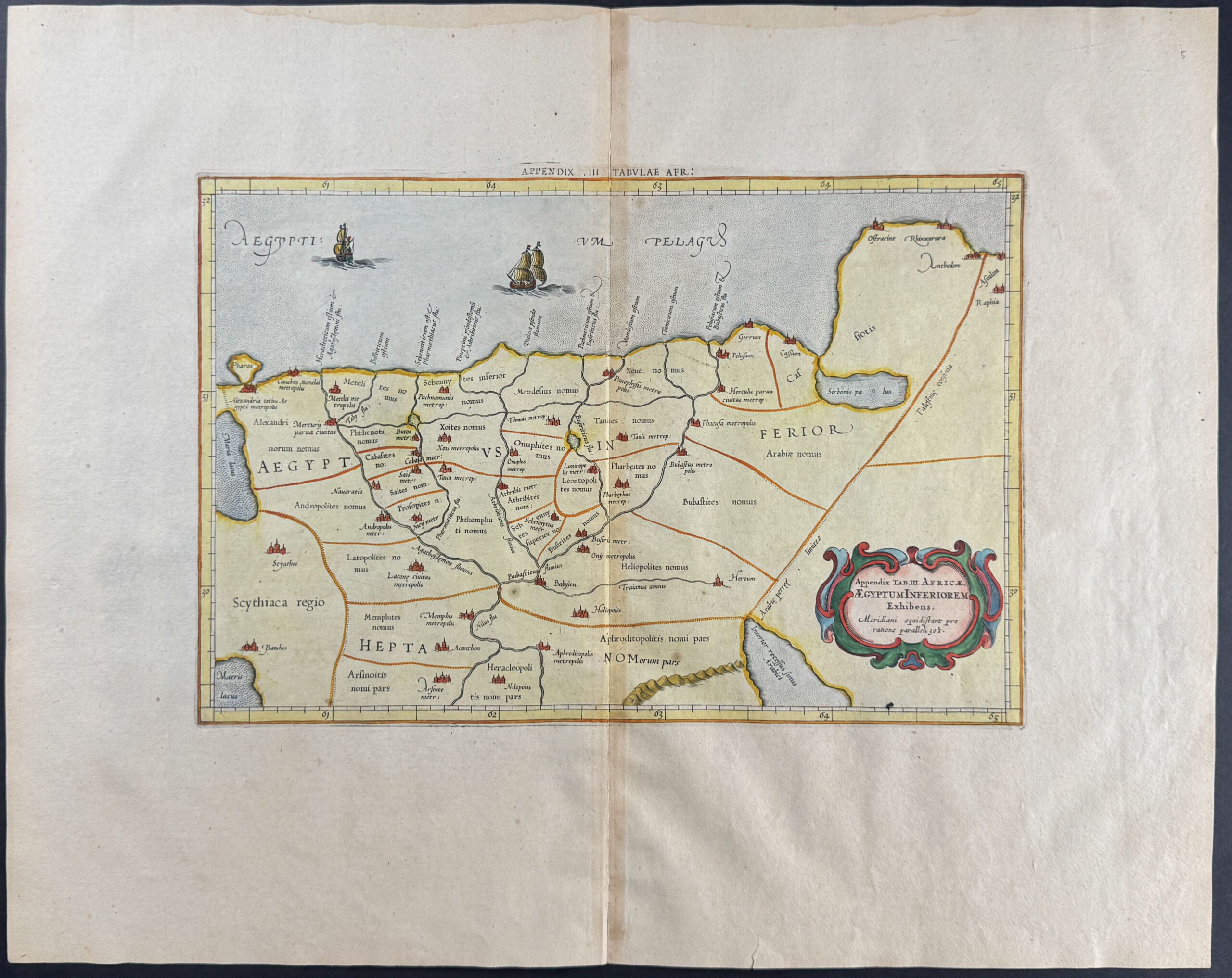Map of Egypt 