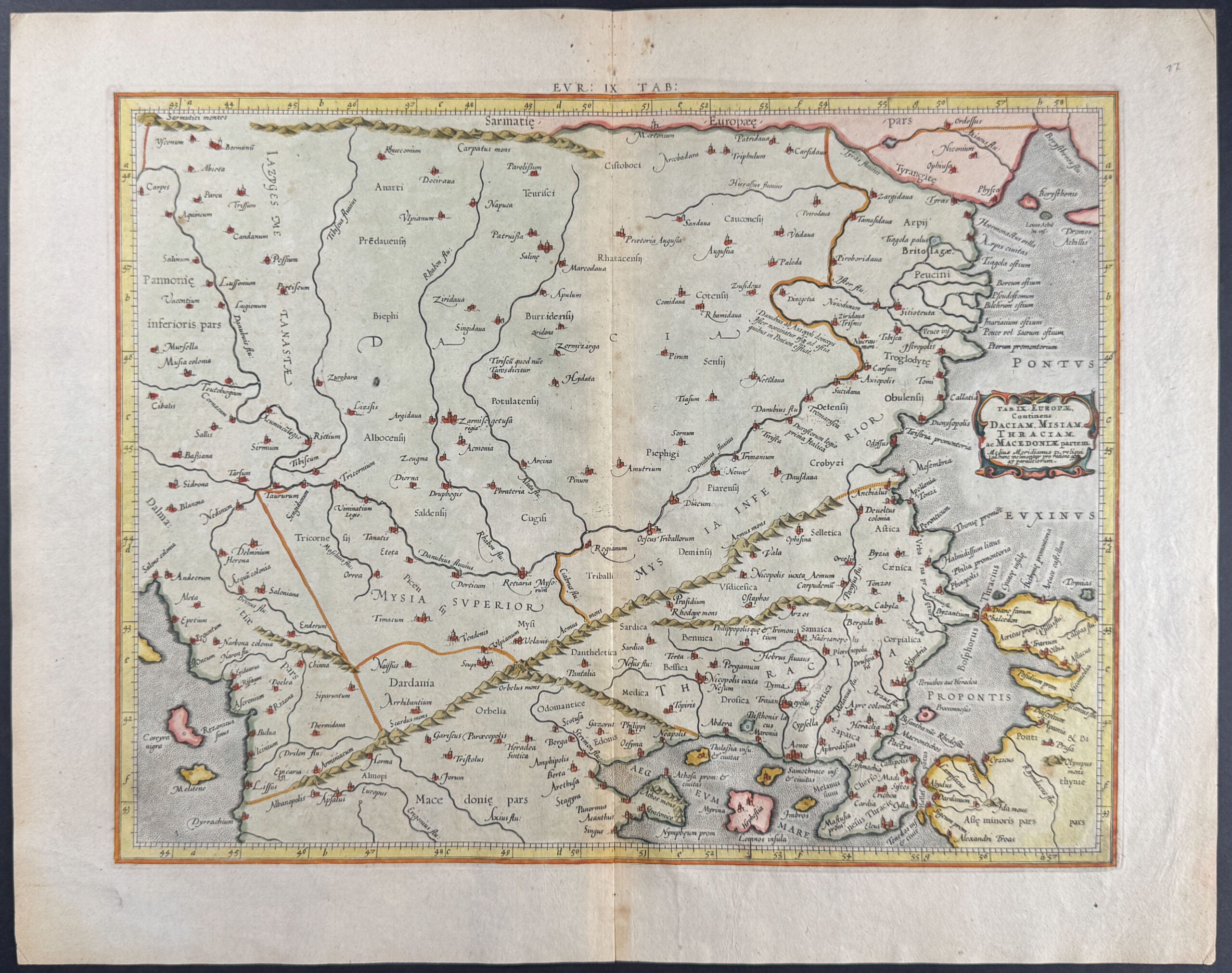 Map of South East Europe