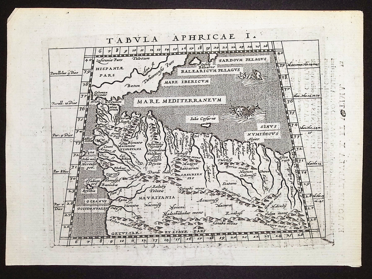 Lot of Four Maps of Northern Africa