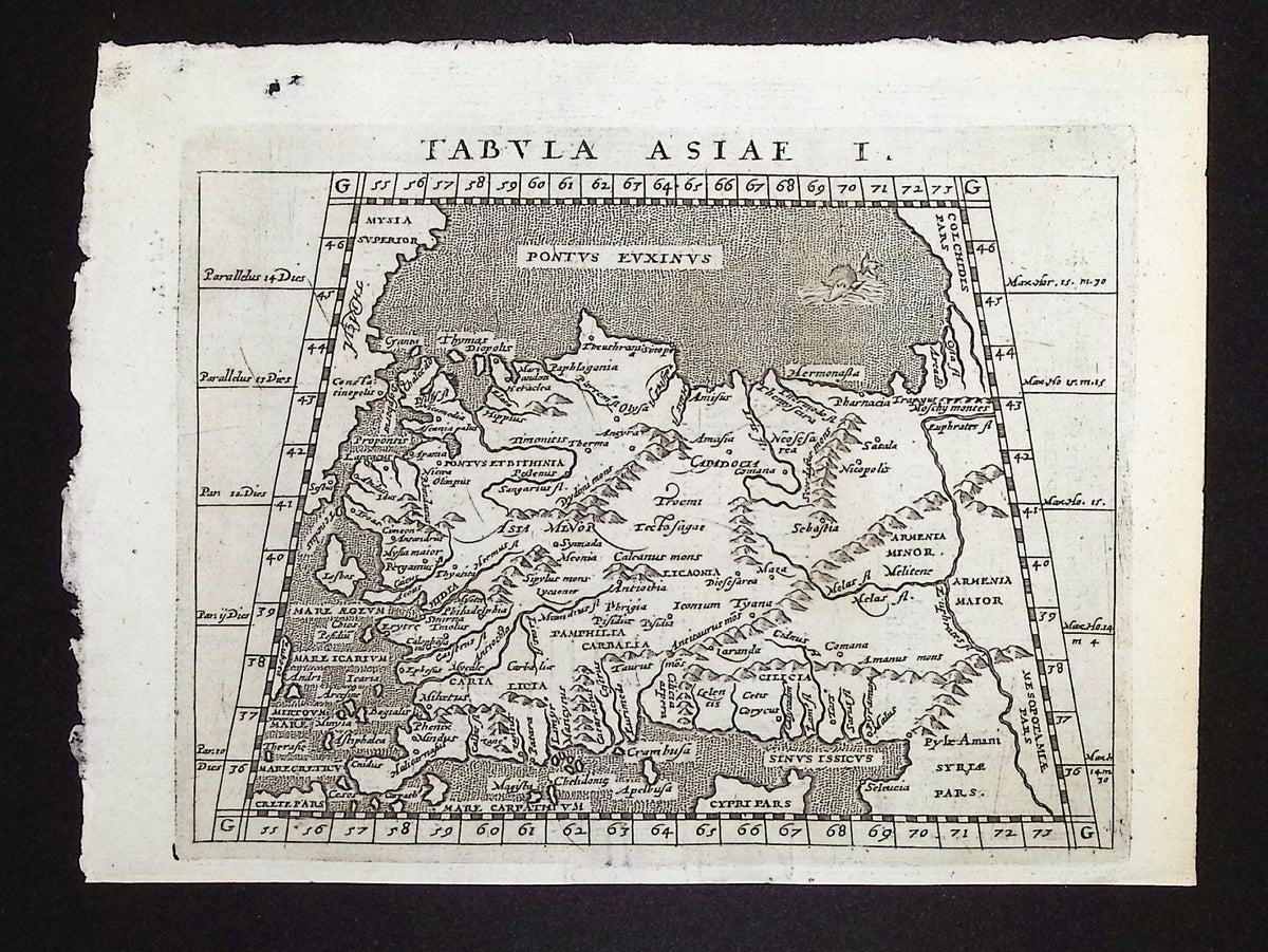 Lot of Six Maps of Western Asia