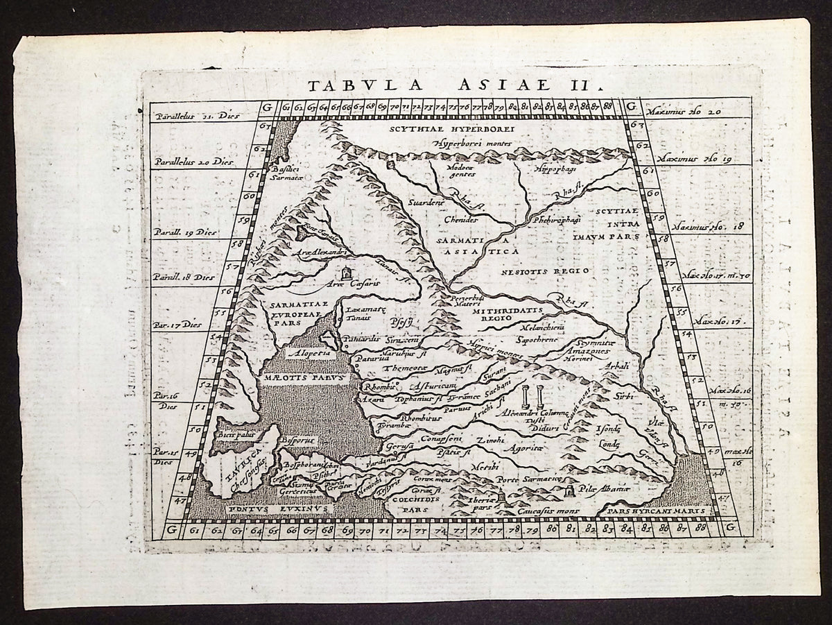 Lot of Six Maps of Western Asia