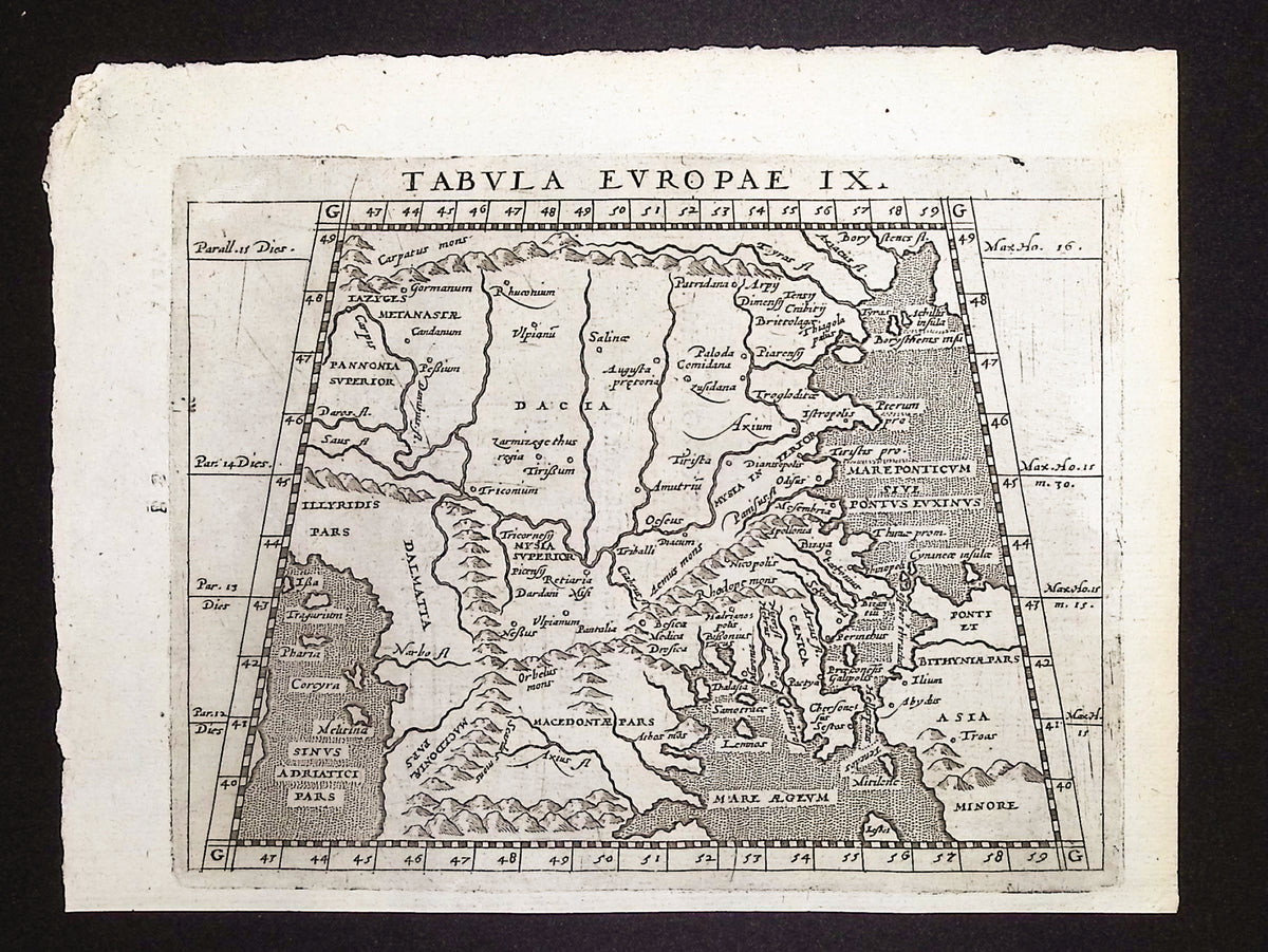 Lot of Ten Maps of Europe