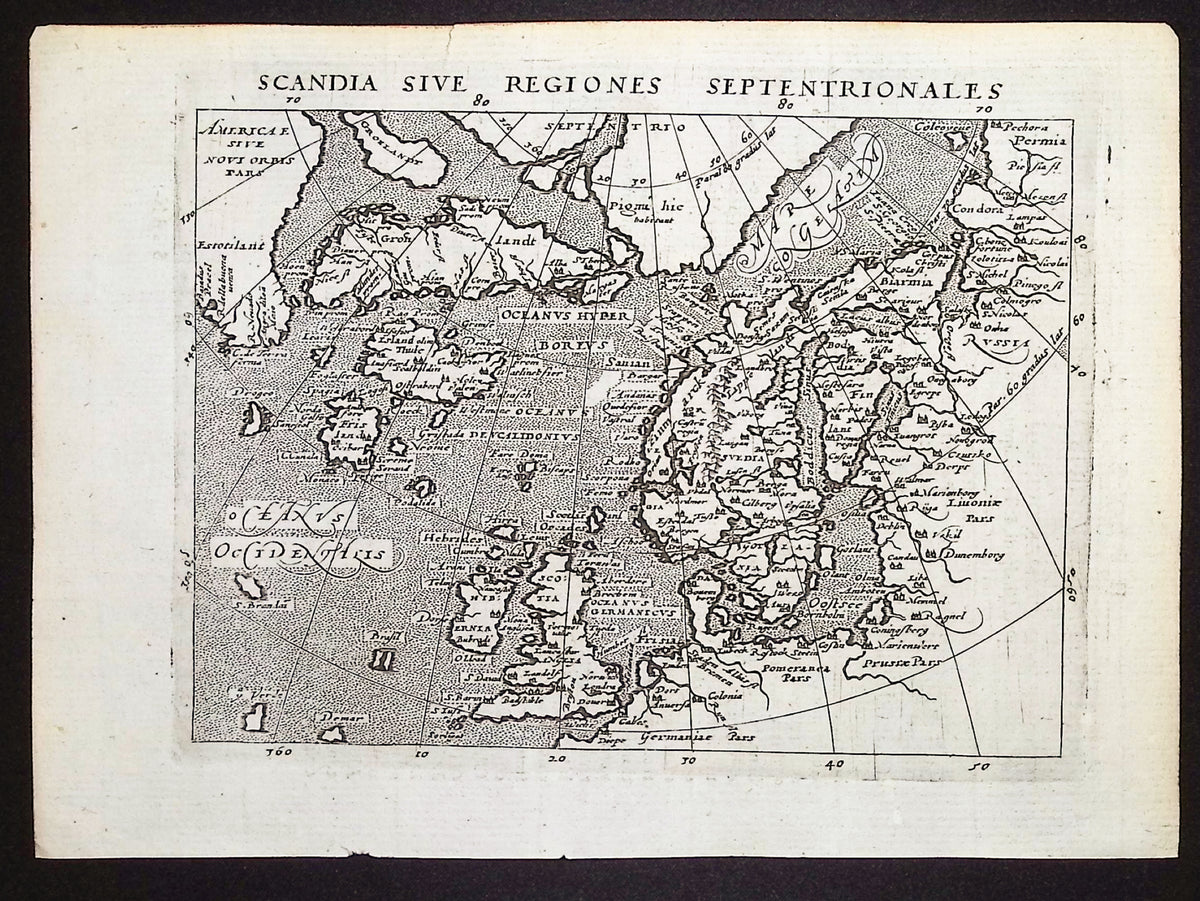Map of Scandinavia