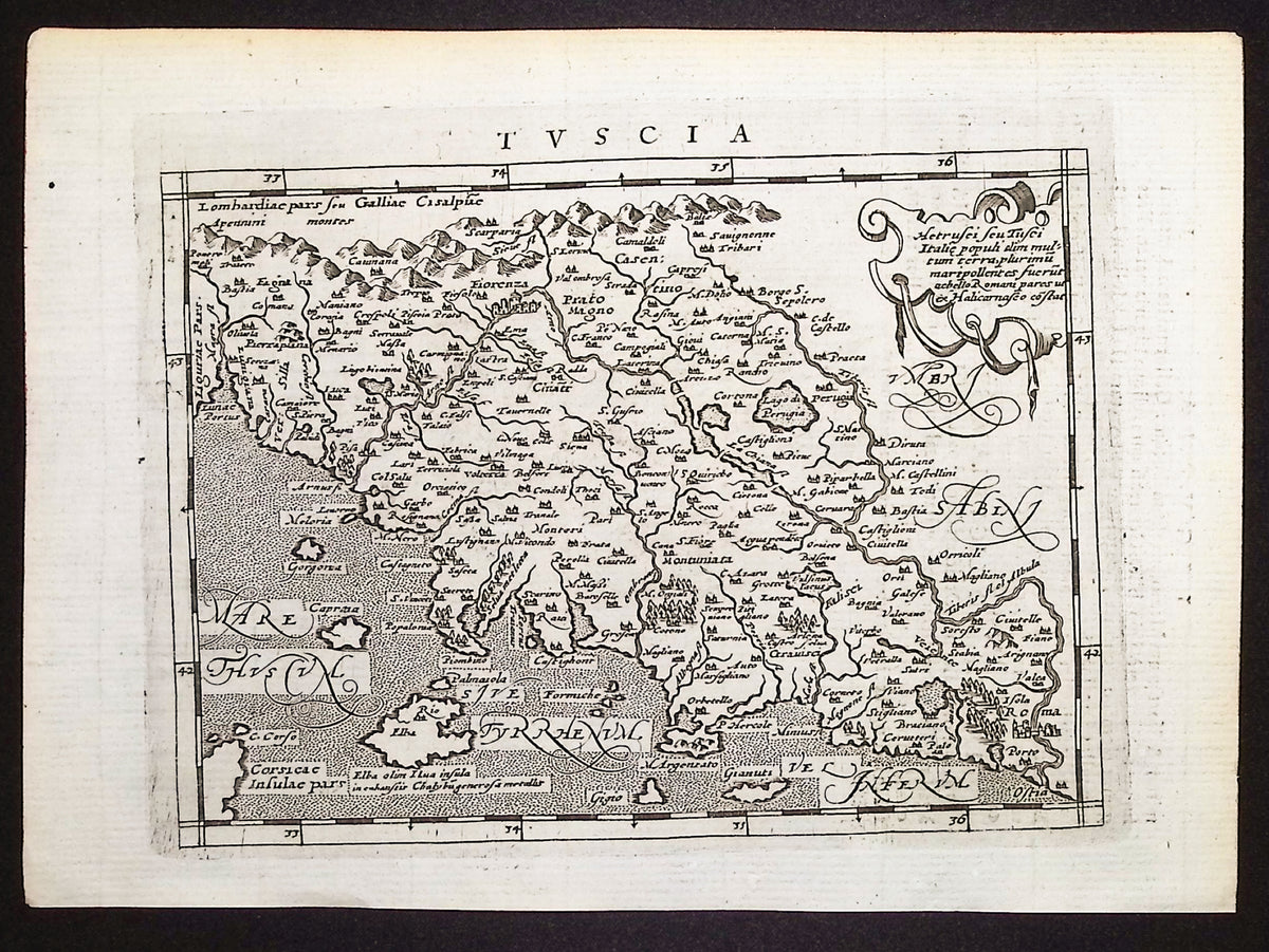 Map of Tuscany