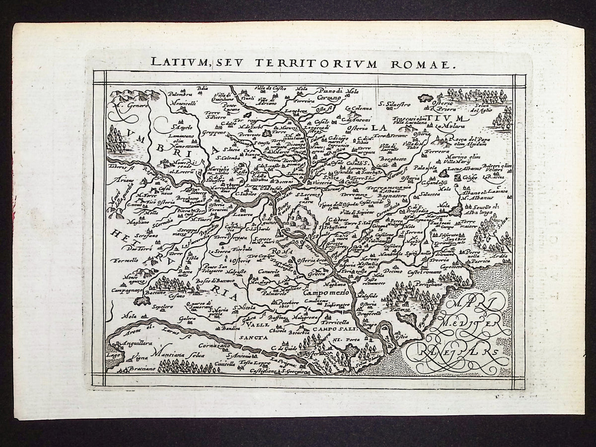 Map of Rome & Environs