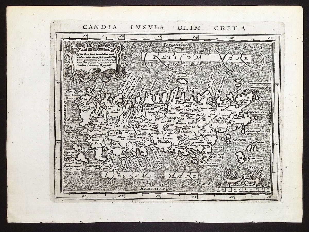 Map of Crete