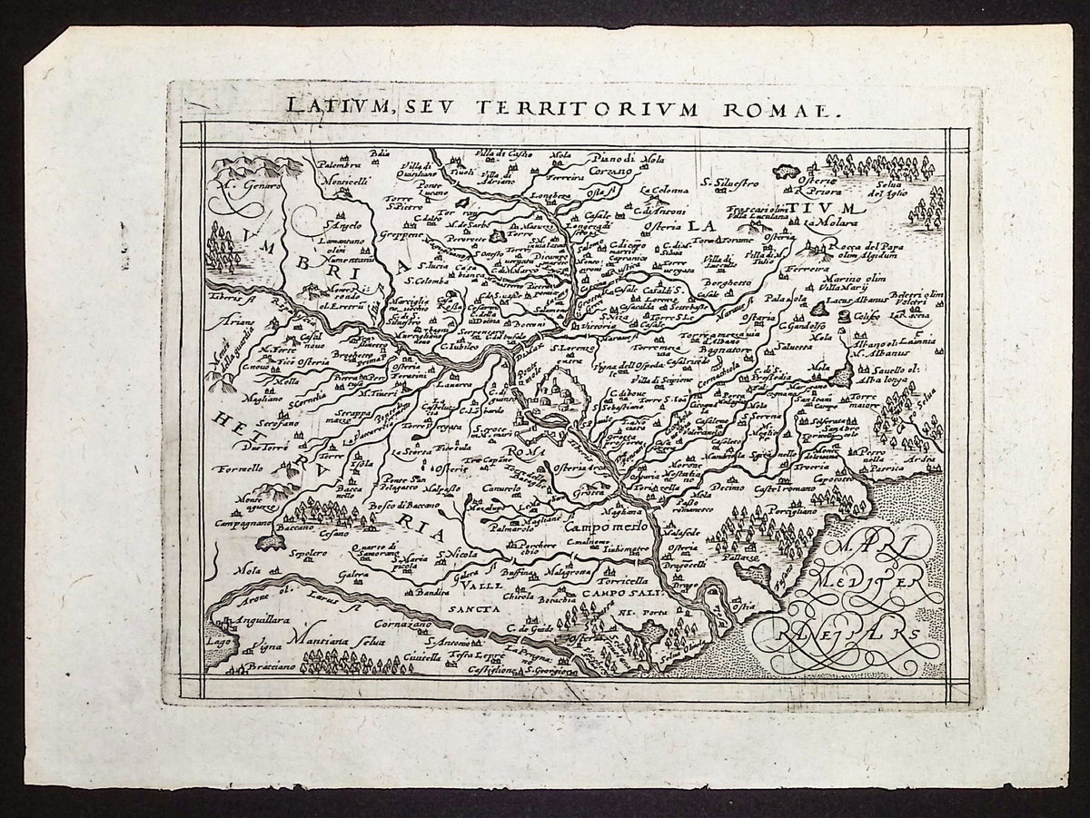Map of Rome and Environs
