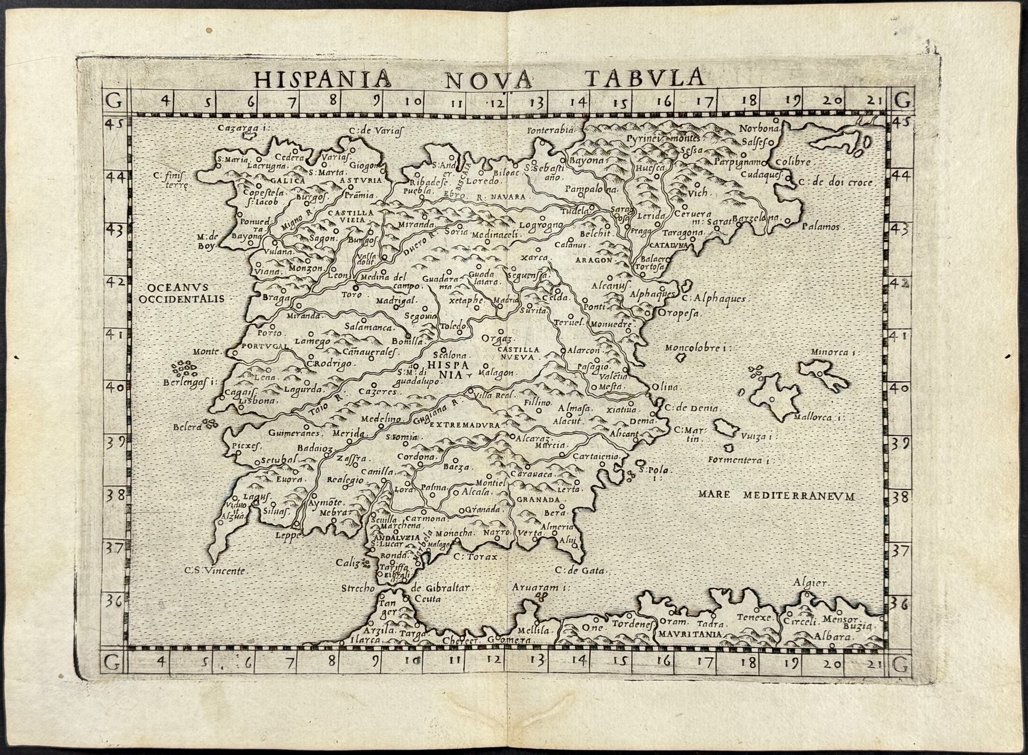Map of Spain & Portugal