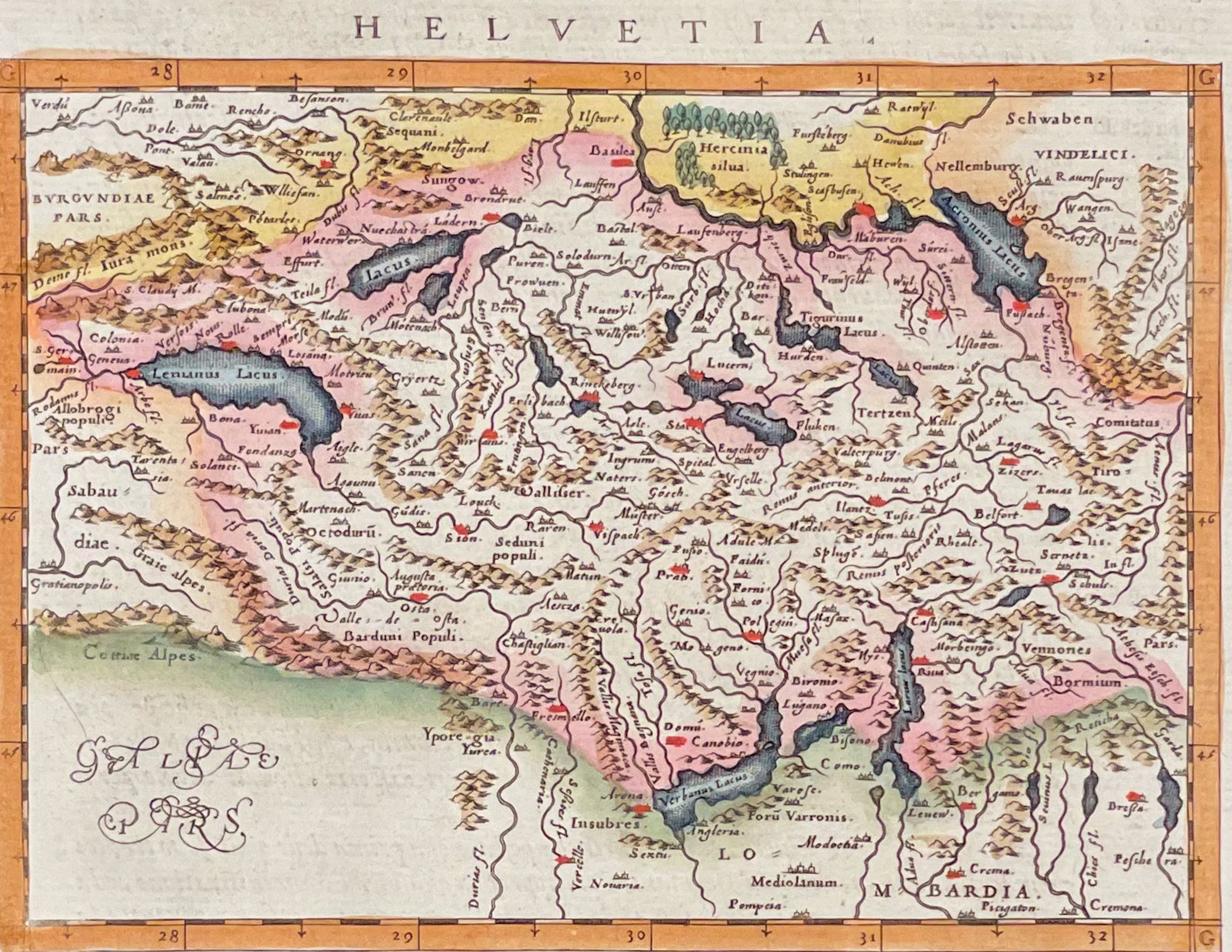 Map of Switzerland