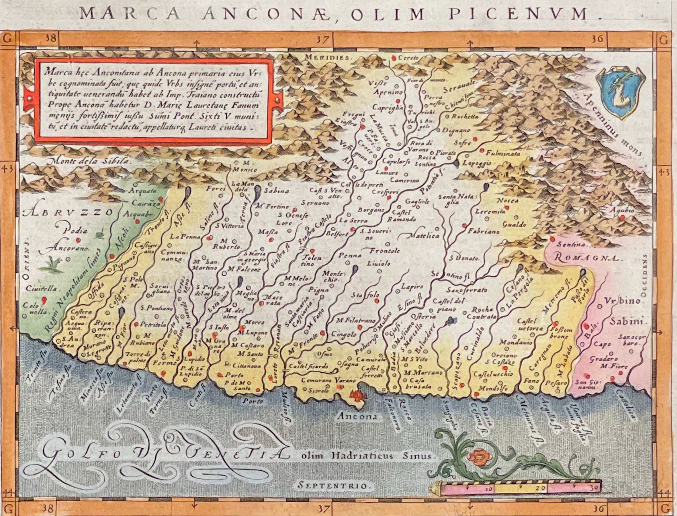 Map of Part of Italy