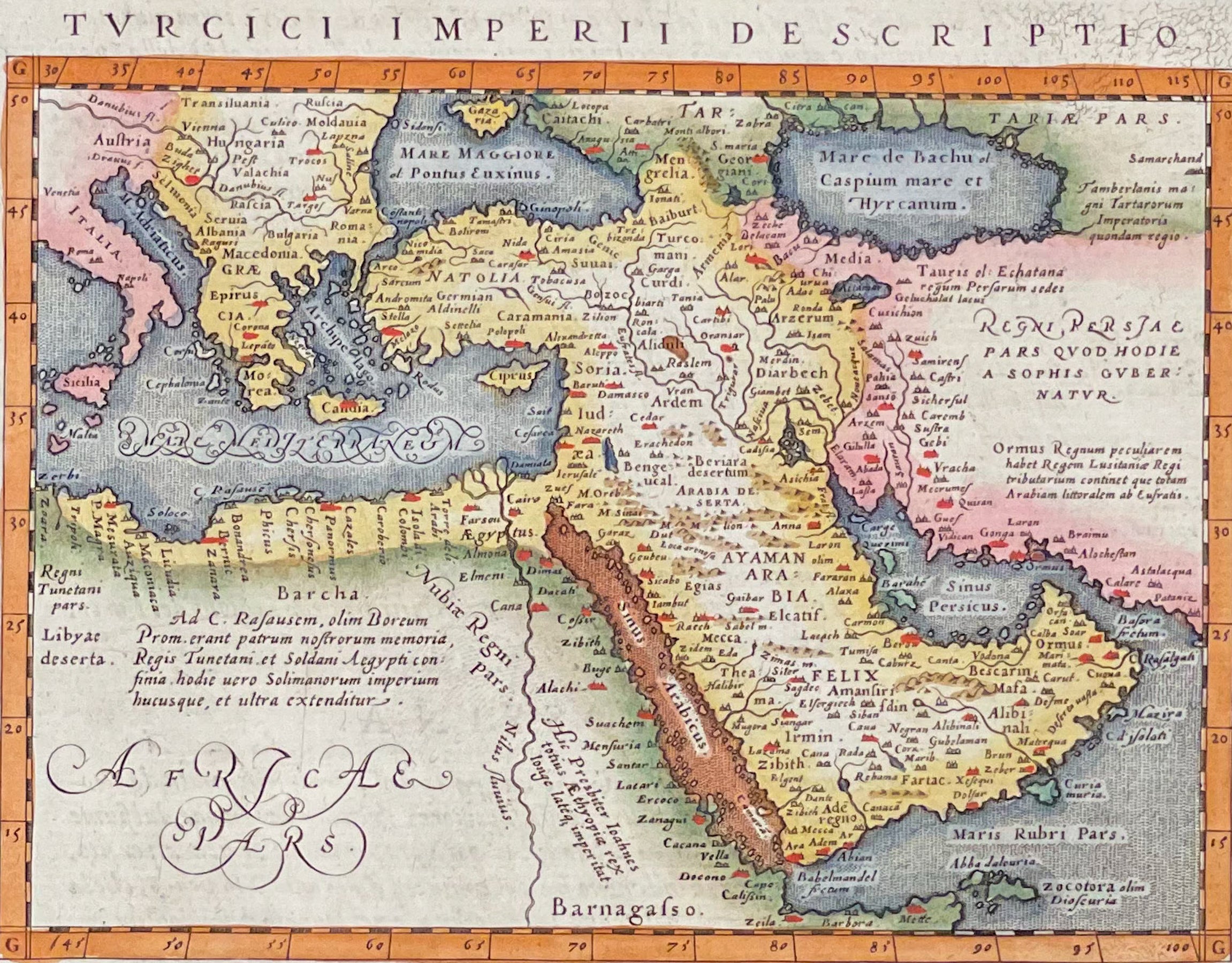 Map of Turkish Empire